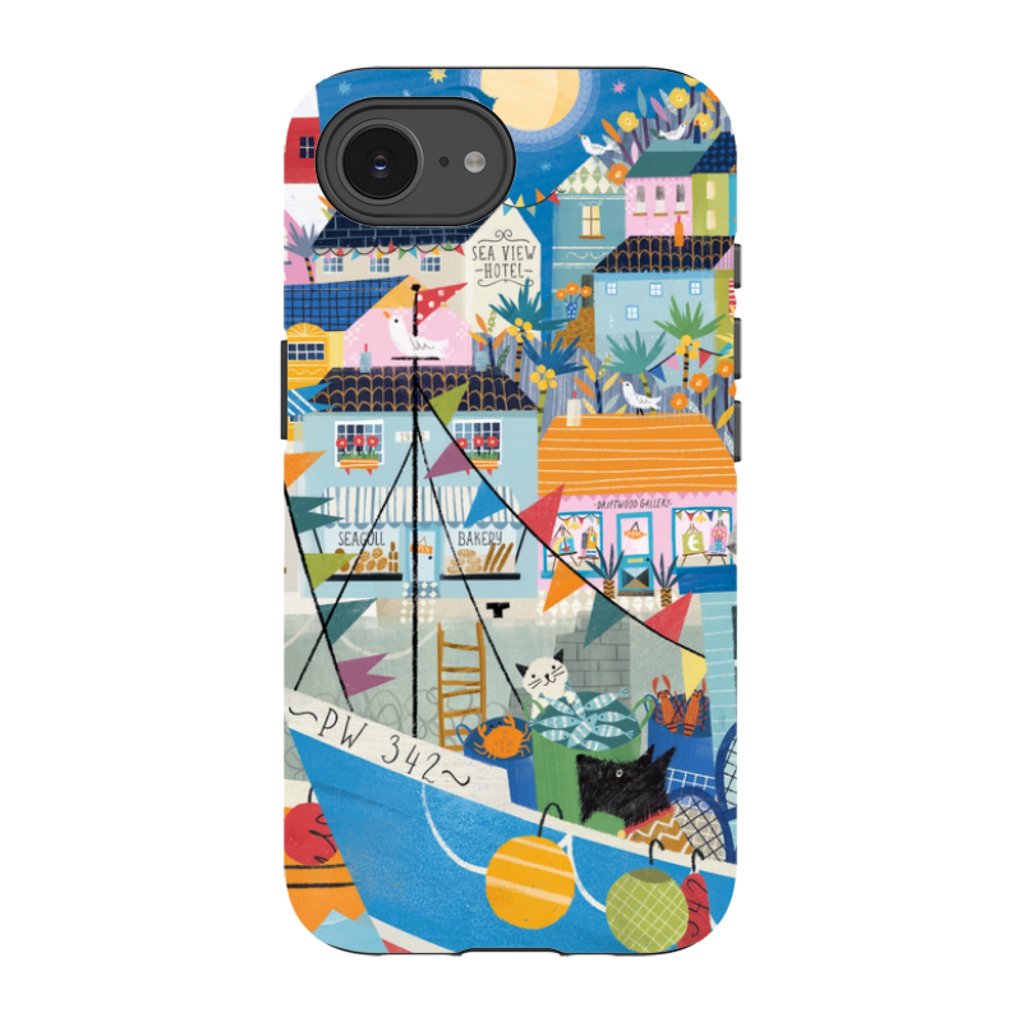 iPhone Case - Night Harbour 2 By Ali Brookes
