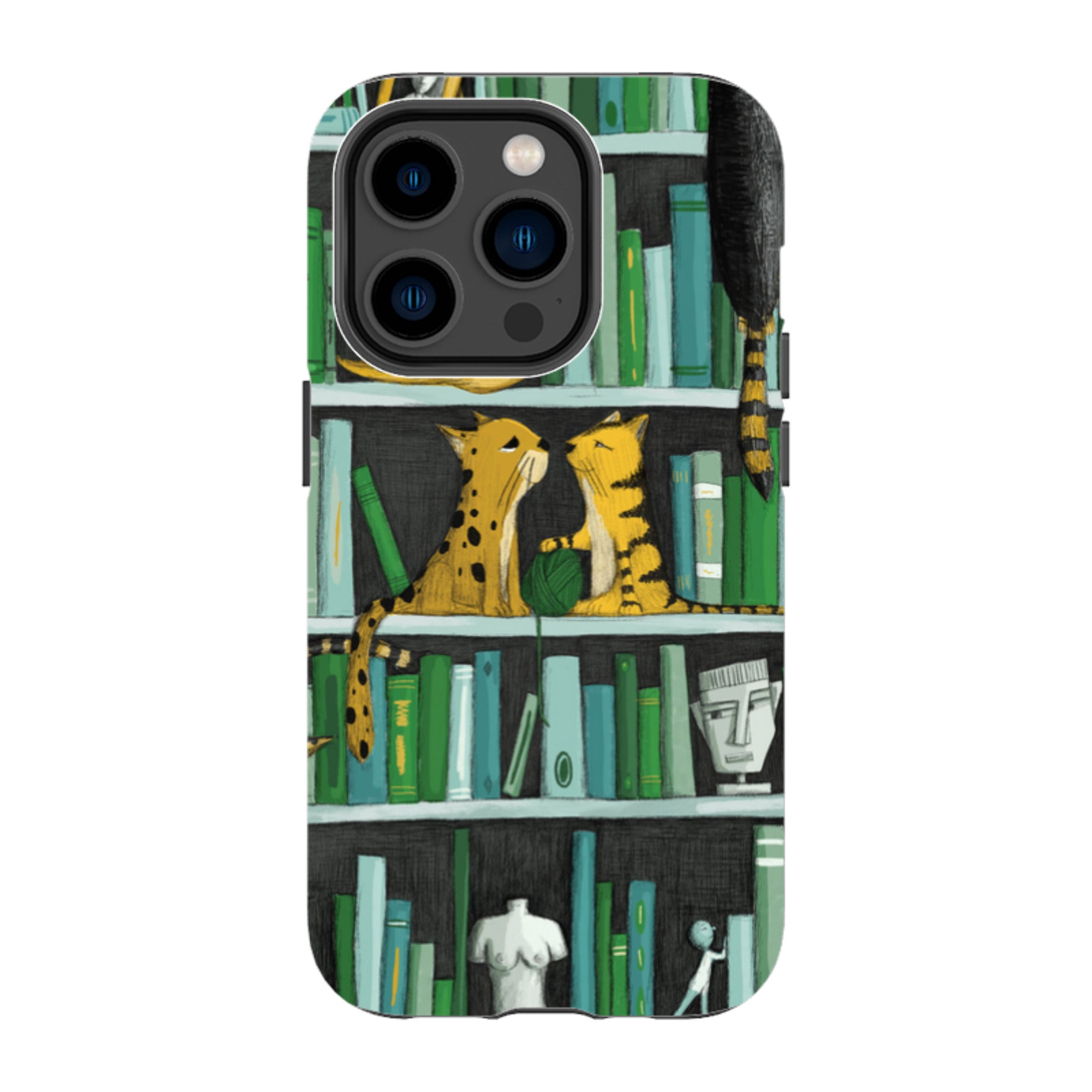 iPhone Tough Case - Library Friends By Maja Lindberg