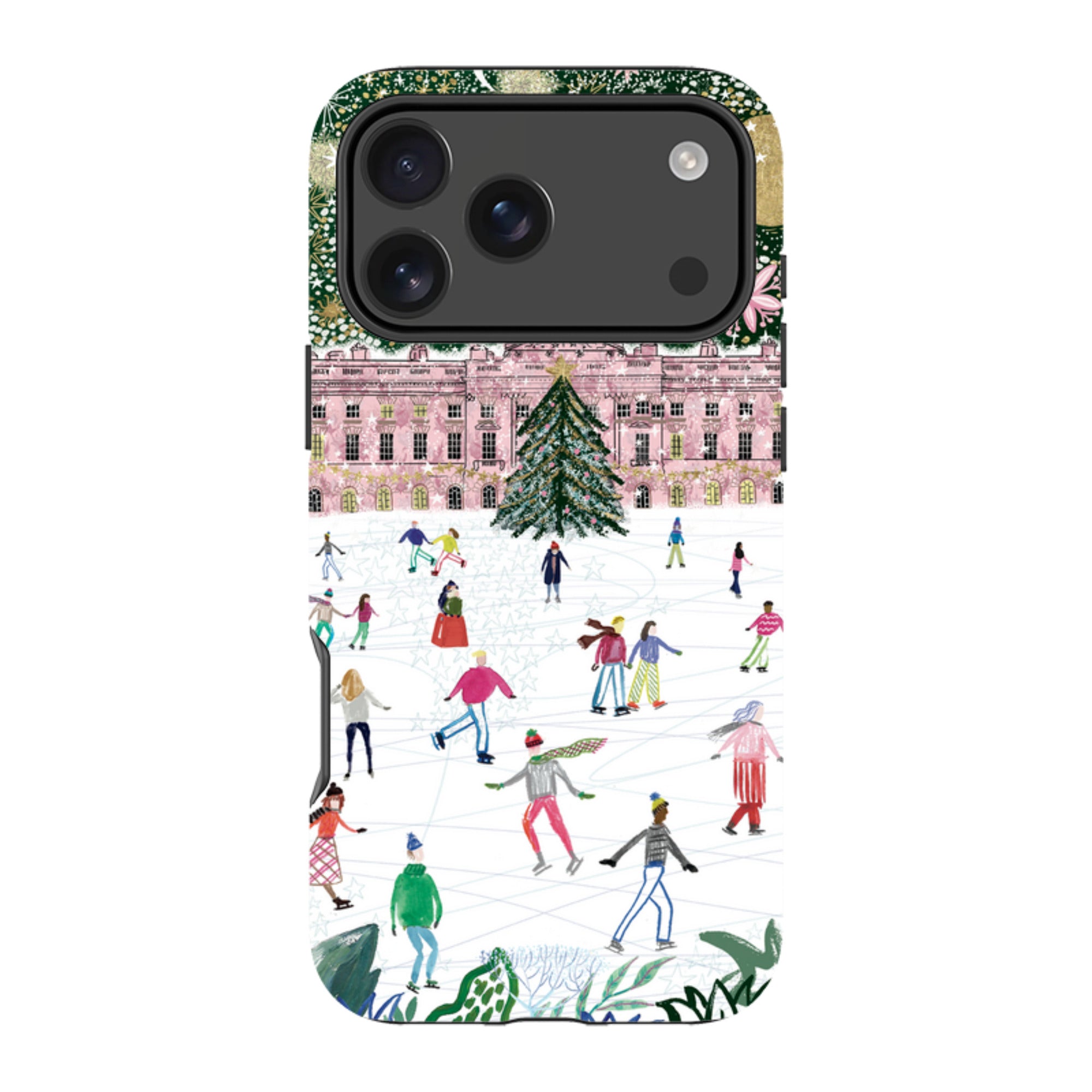 iPhone Tough Case - Skating At Somerset House By Emma Frances Grant
