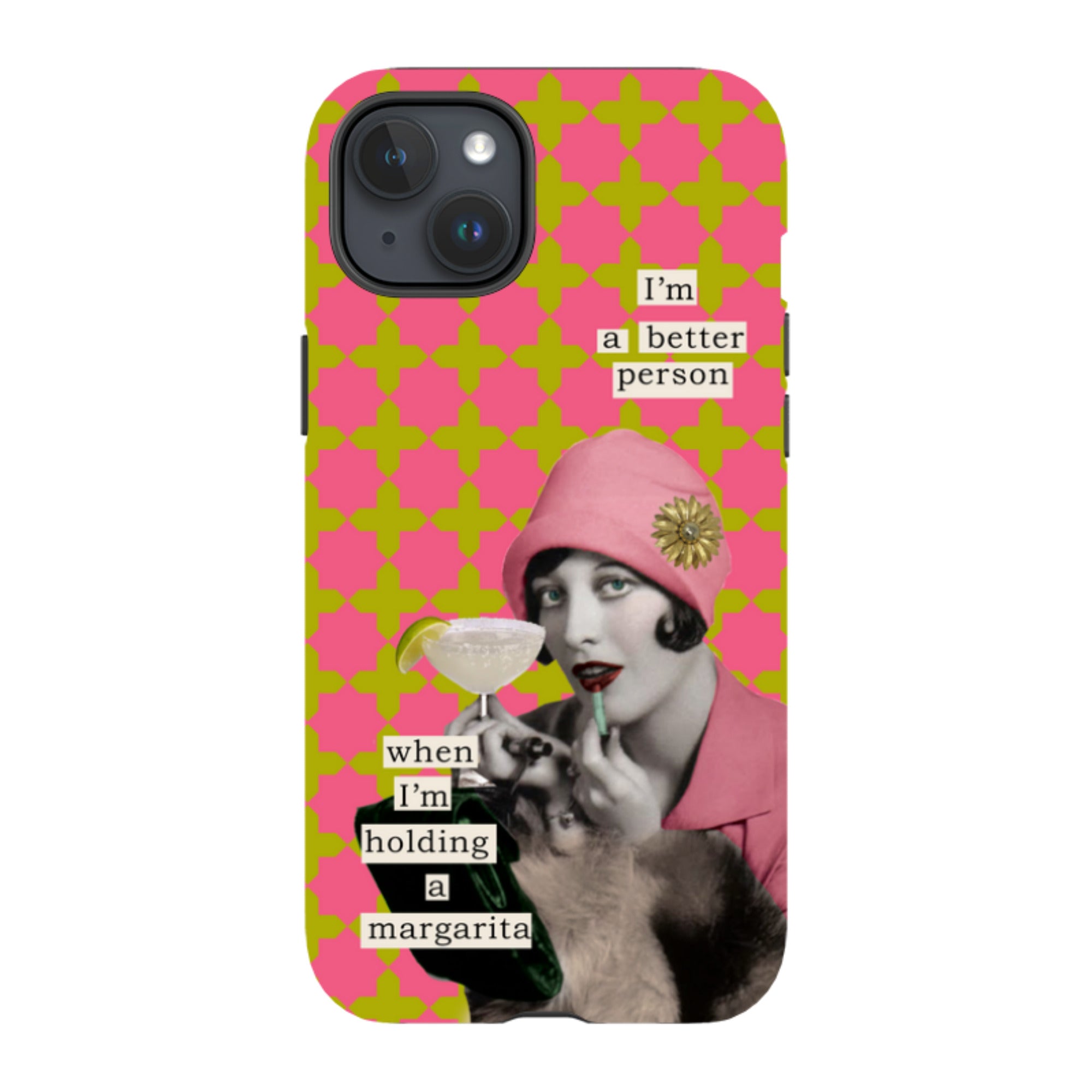 iPhone Tough Case - I'm A Better Person By Clare Jordan
