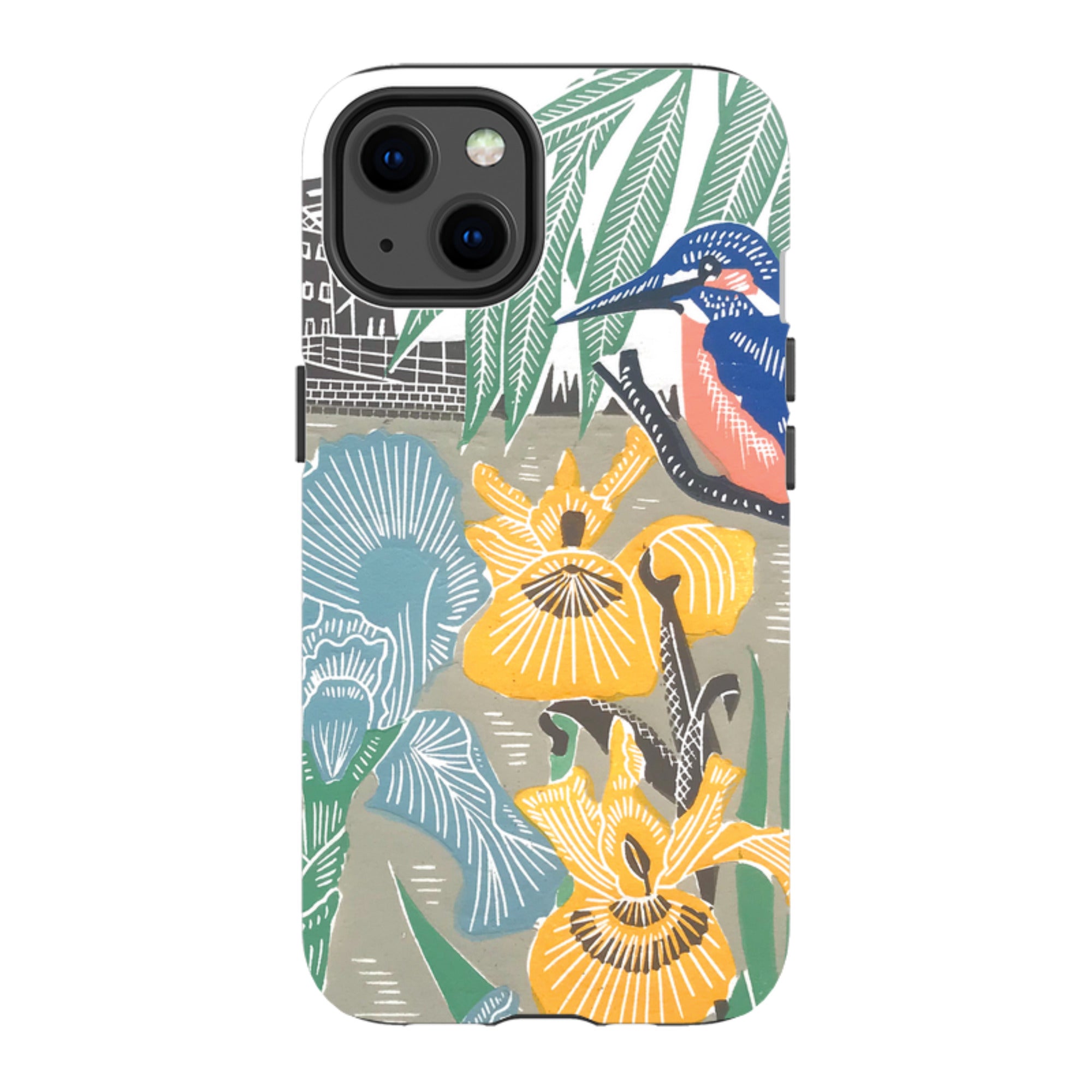 iPhone Tough Case - Kingfisher At The Mill By Kate Heiss