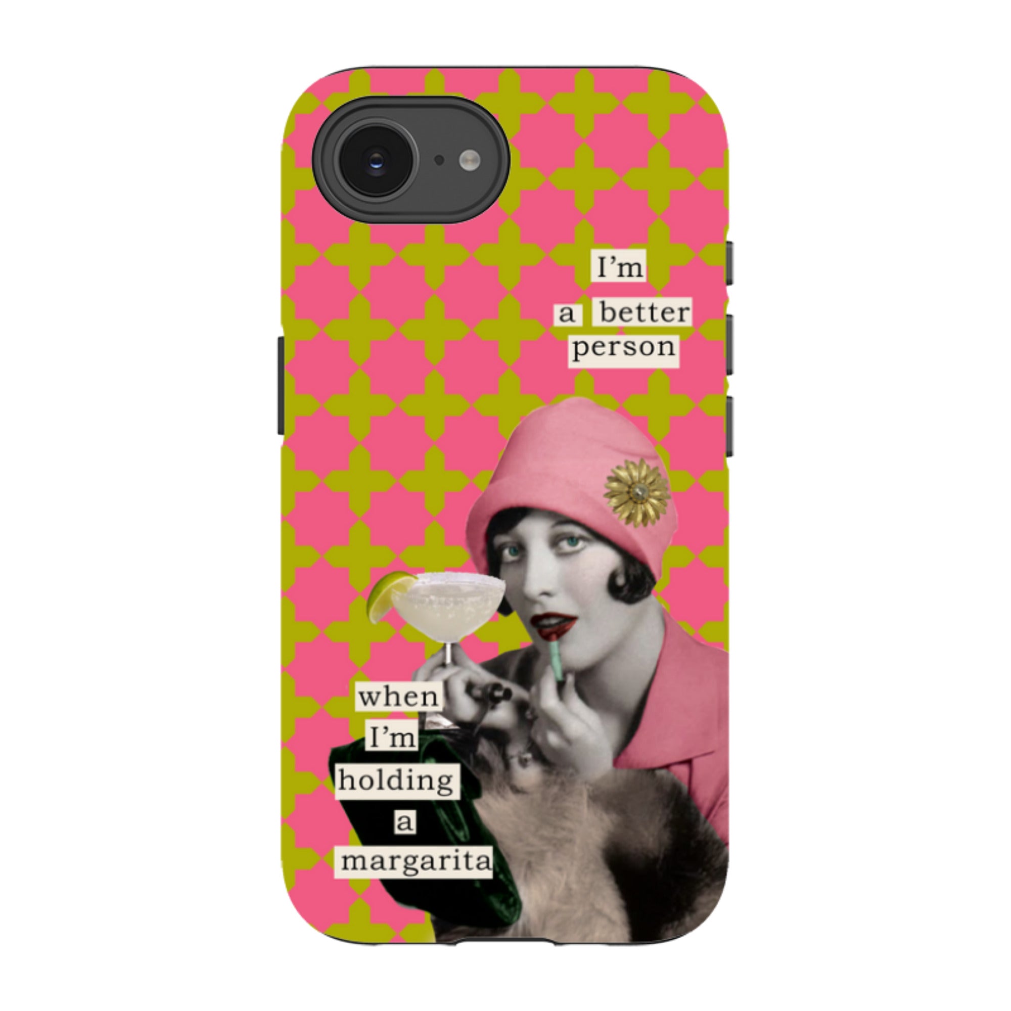 iPhone Tough Case - I'm A Better Person By Clare Jordan
