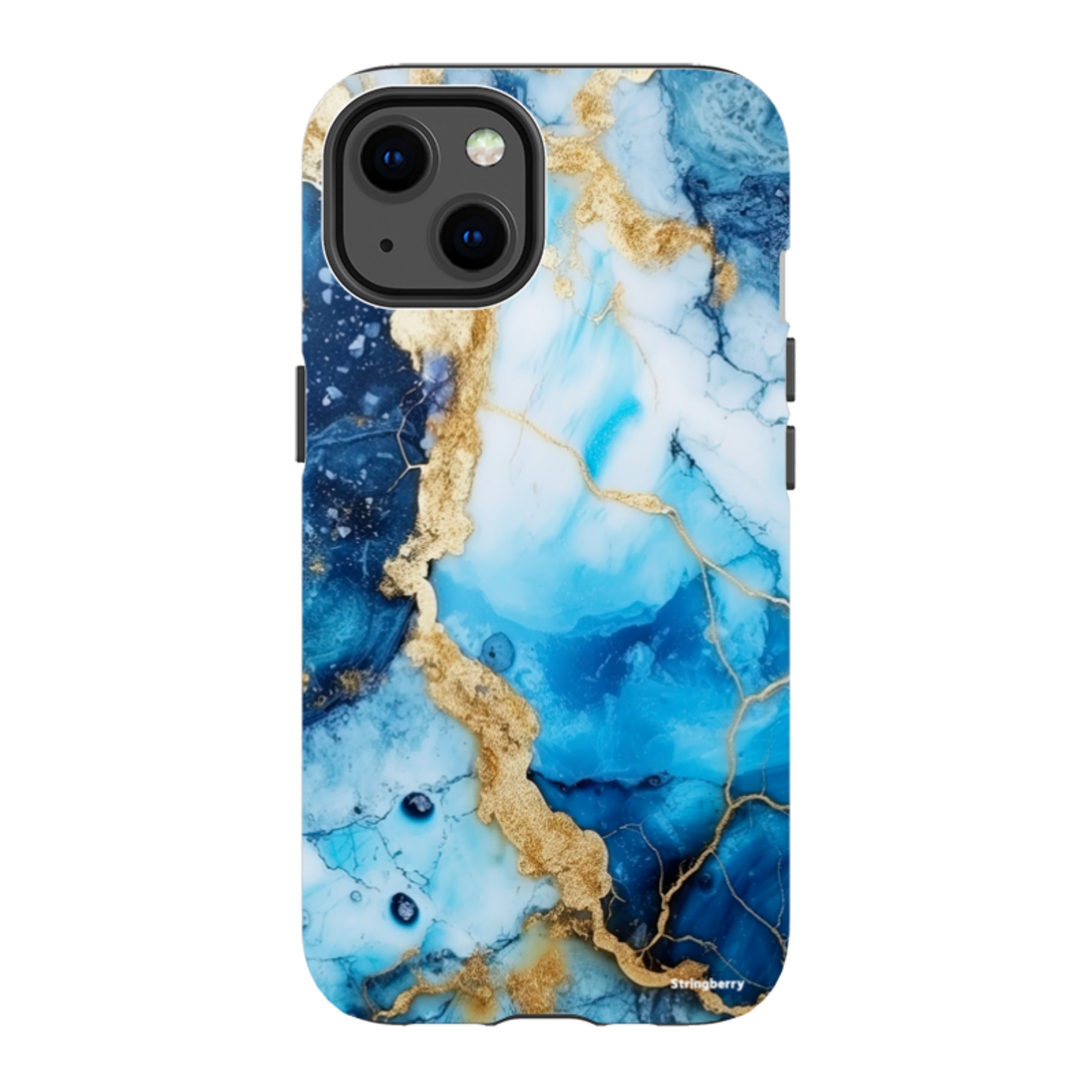 iPhone MagSafe Tough Case -  Blue Marbs