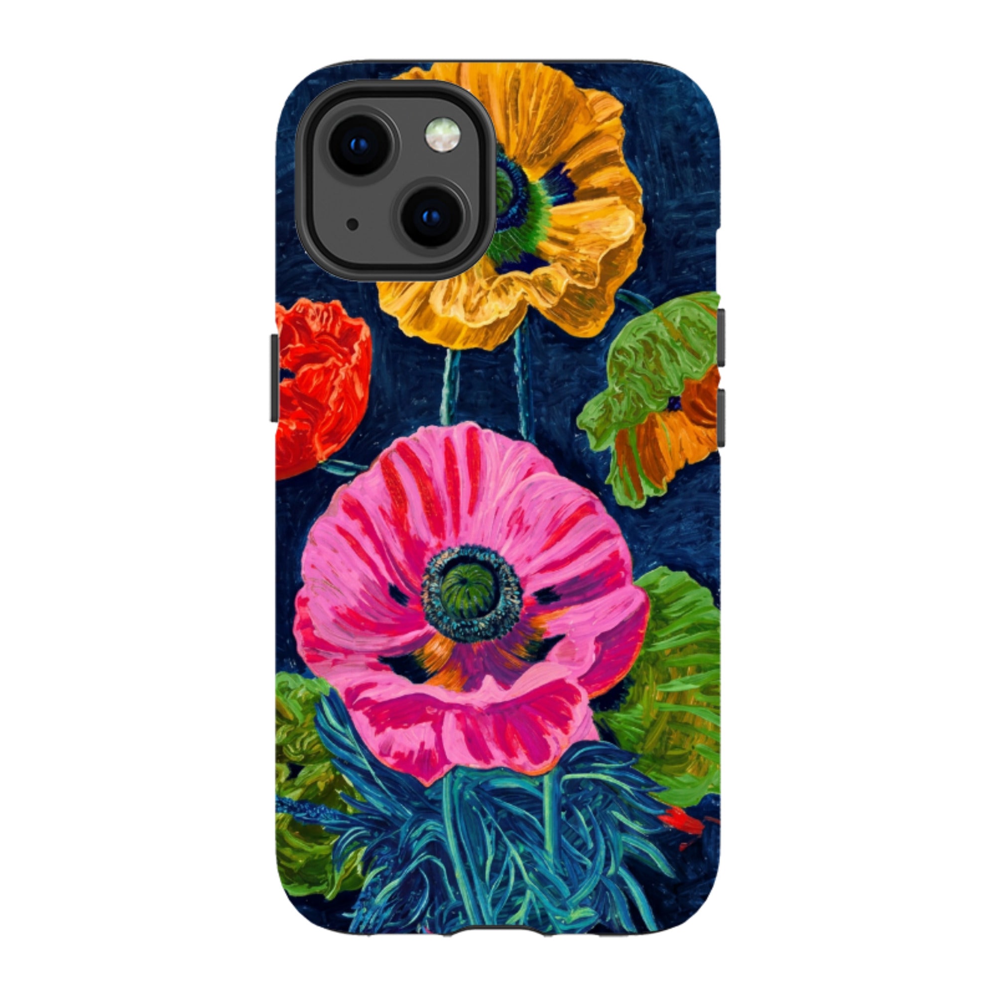 iPhone MagSafe Tough Case - Kisling Poppy Blue