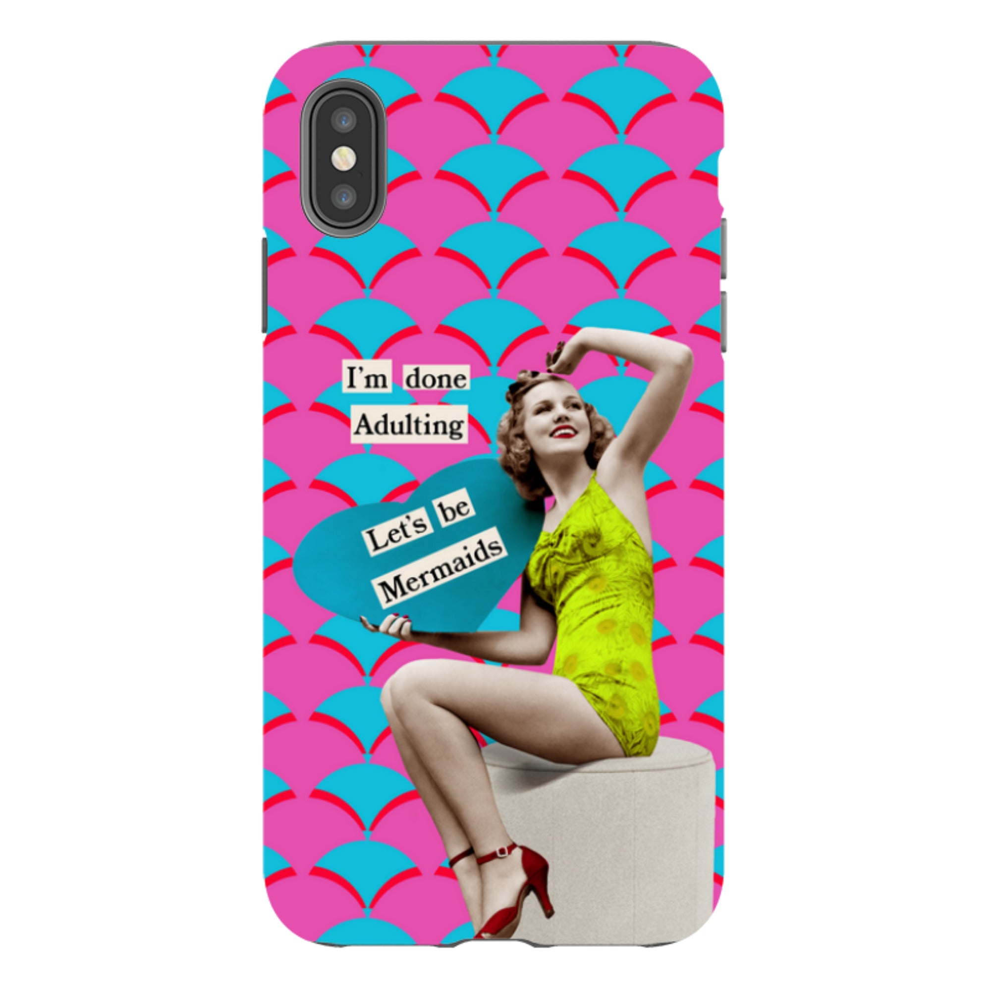 iPhone Tough Case - Mermaid By Clare Jordan