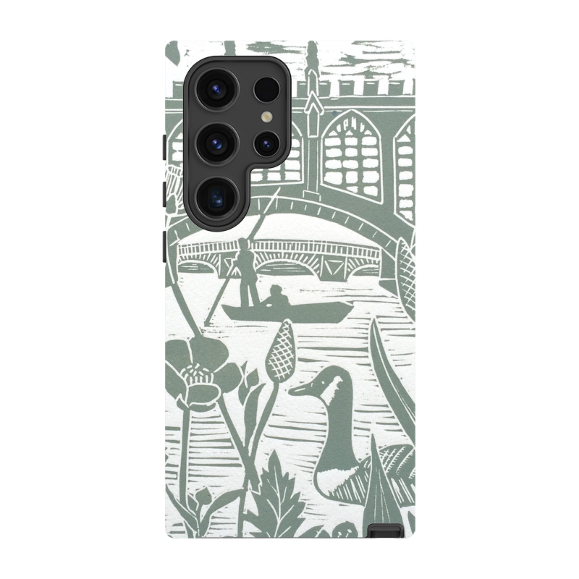 Samsung Tough Case - Punting At Cambridge By Kate Heiss