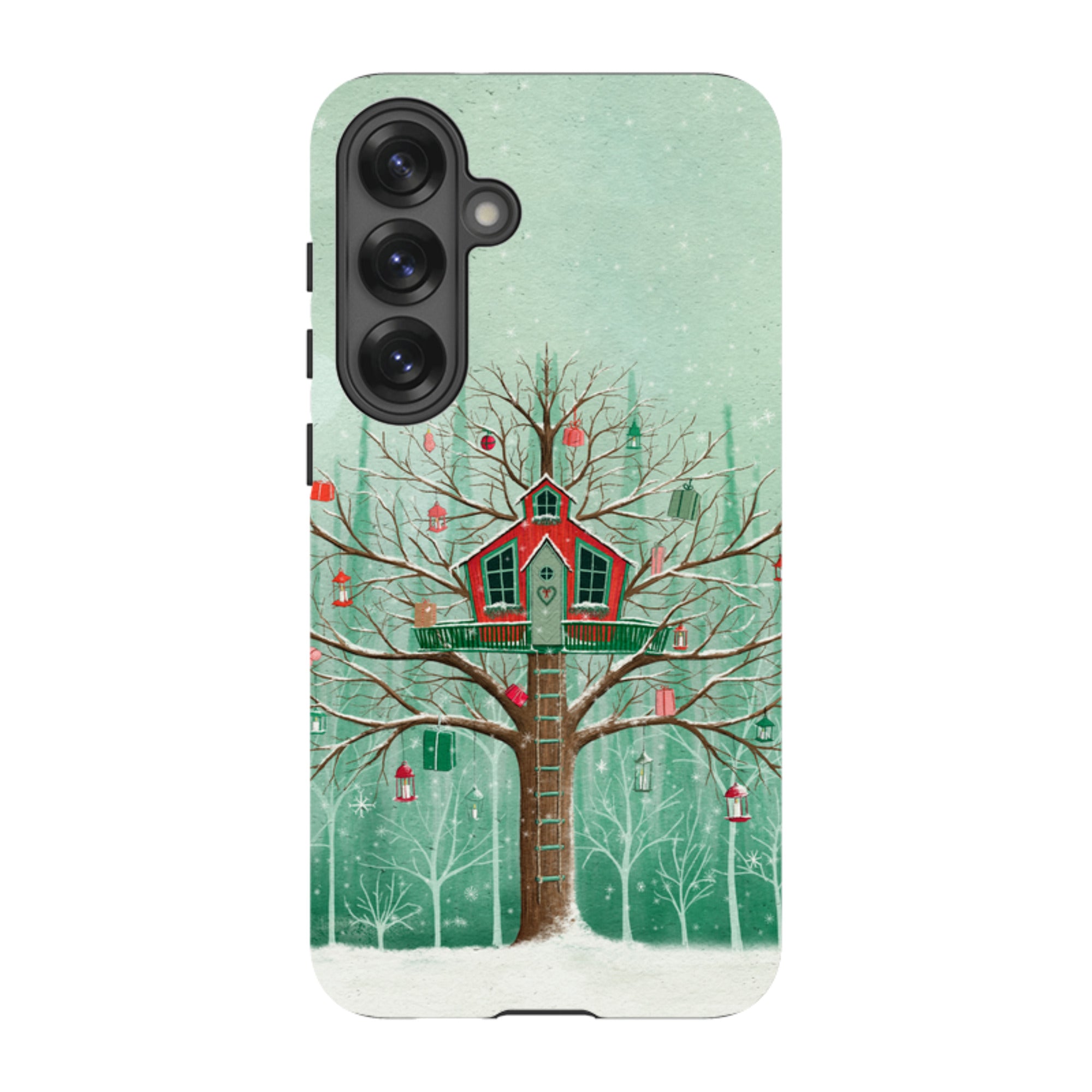 Samsung Tough Case - Christmas Tree House By Maja Lindberg