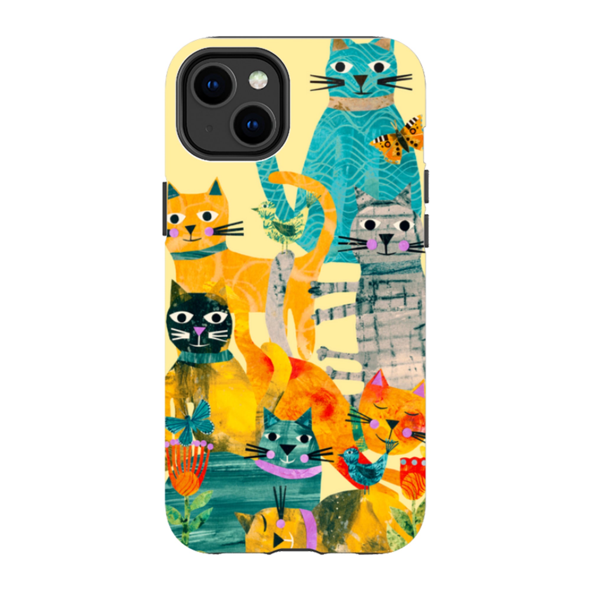 iPhone MagSafe Tough Case - Cat Party III By Tracey English