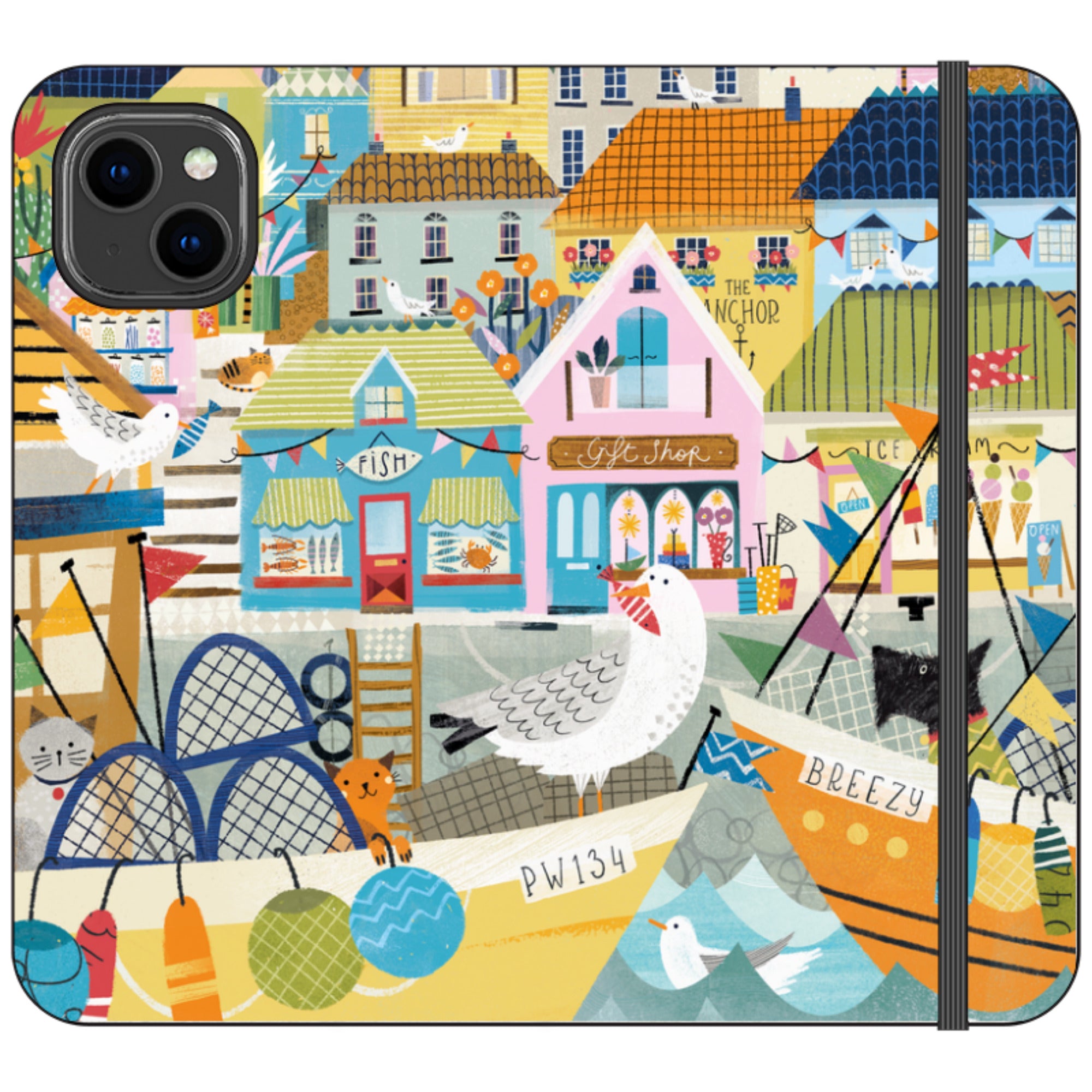 Harbour Wallet Case By Ali Brookes