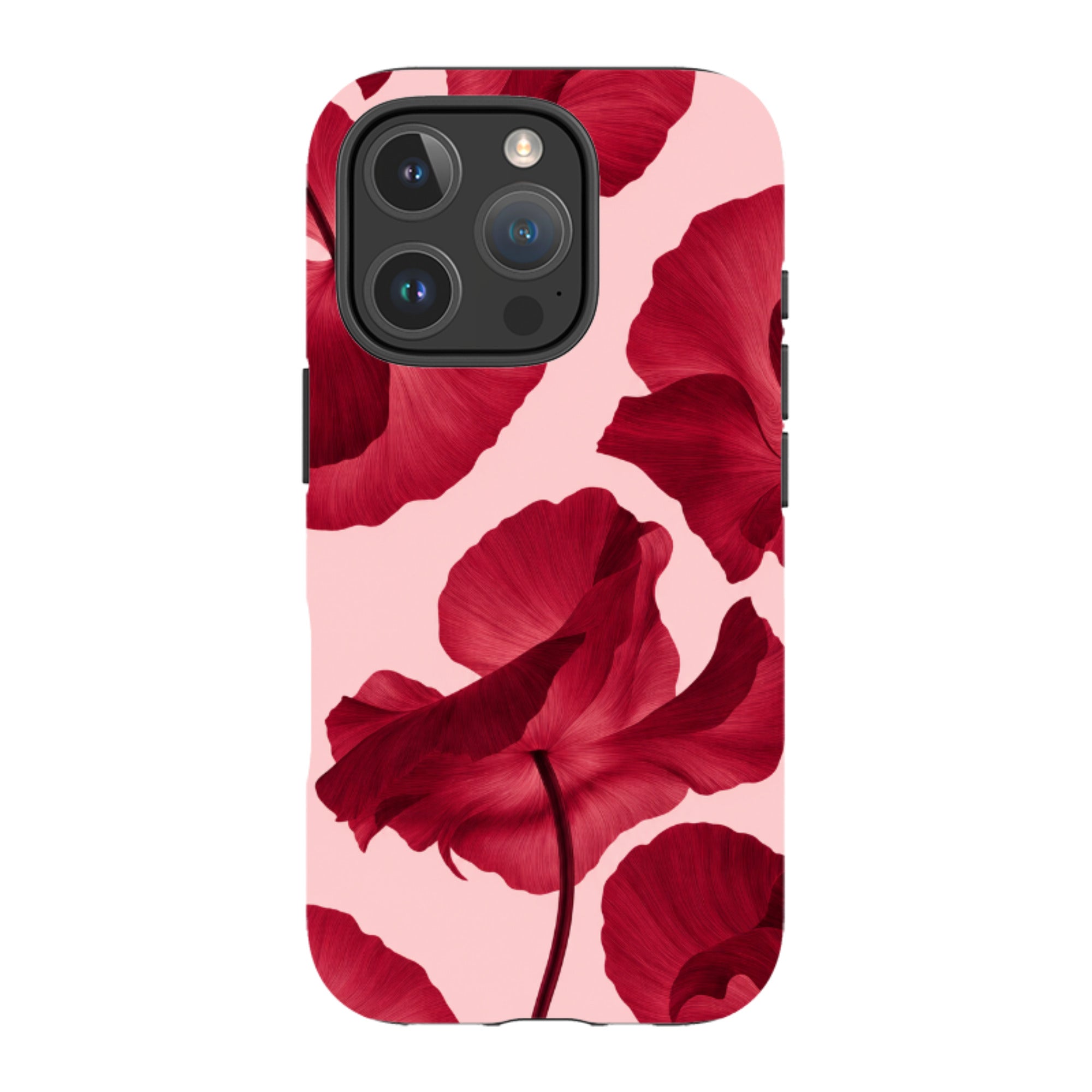 iPhone MagSafe Tough Case - Burgundy Poppy