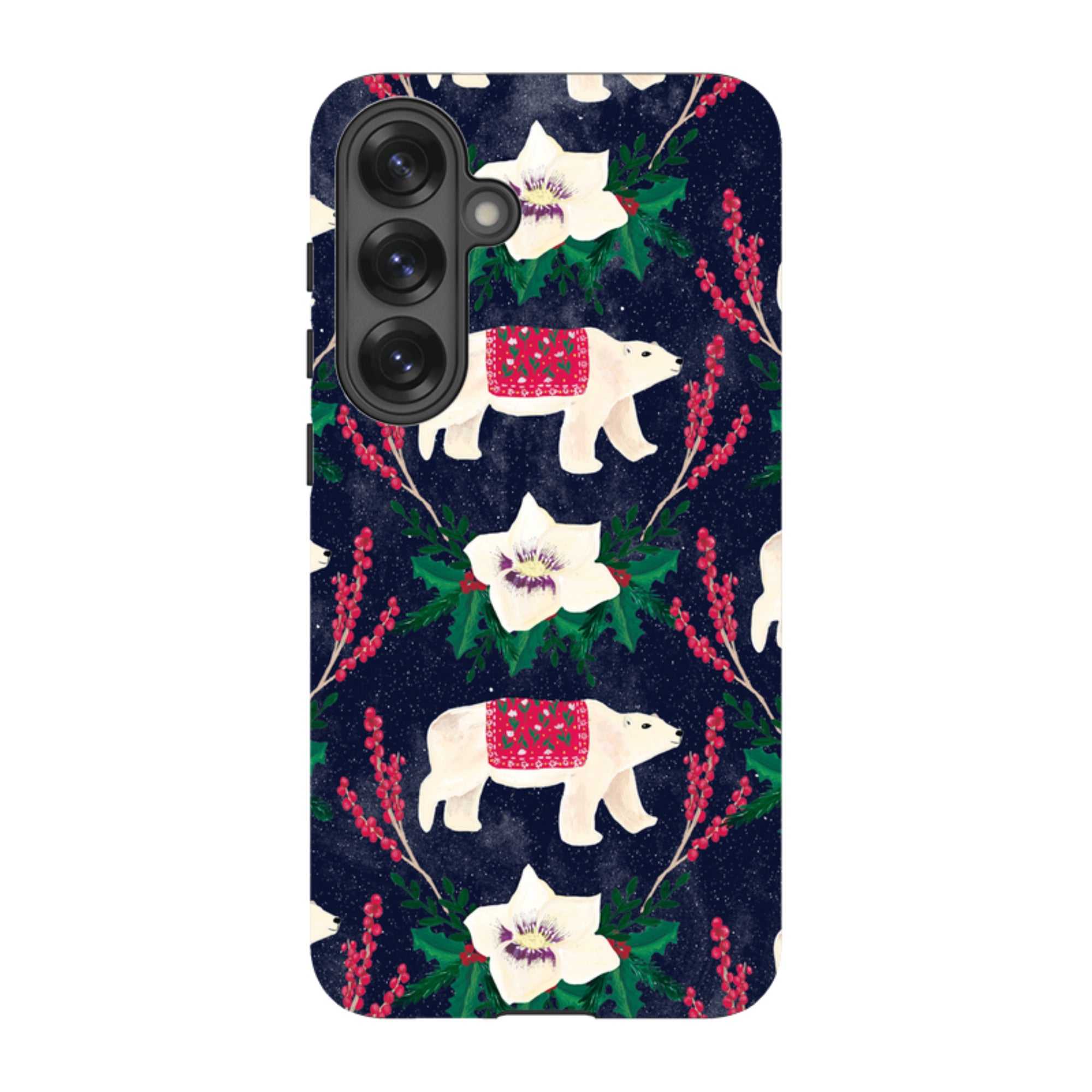 Samsung Tough Case - Midnight Polar Bears By Abby Jacobs