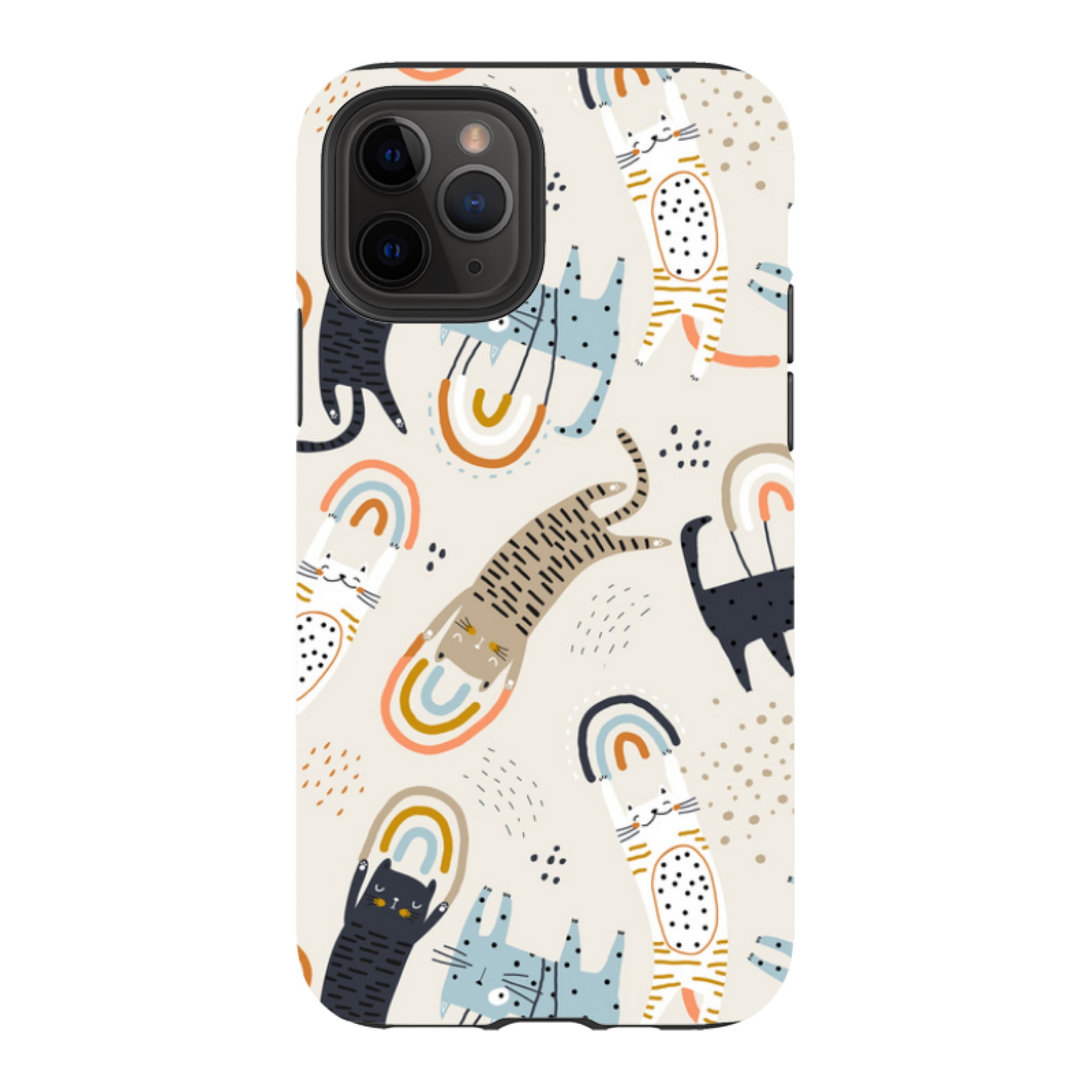 iPhone Tough Case - Rainbow Cats