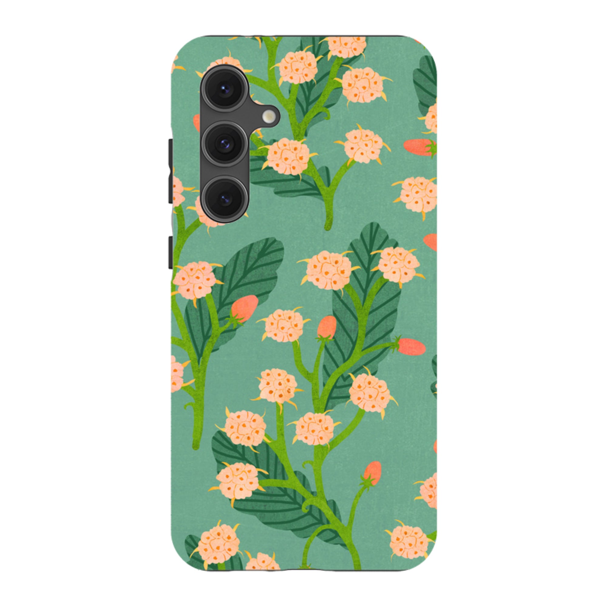 Samsung Tough Case - Summer Seeds Teal By Katherine Quinn