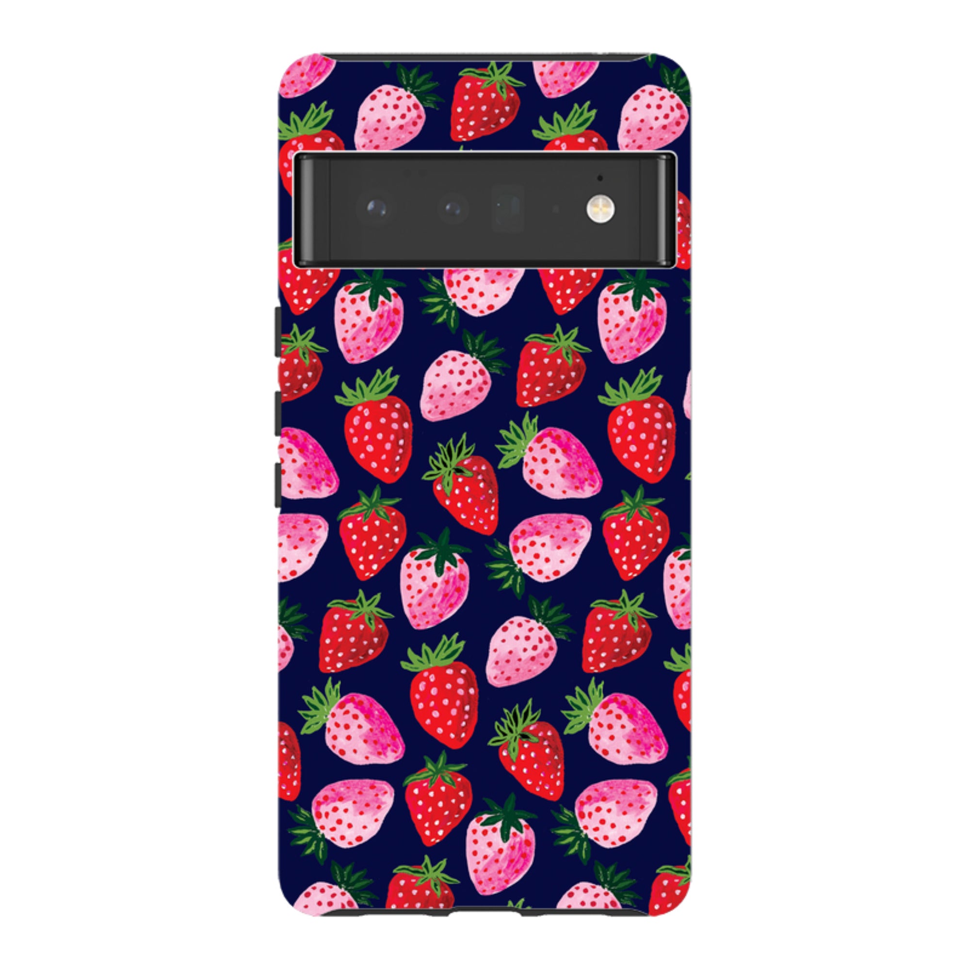 Google Tough Case - Strawberry Scatter Navy By Emma Frances Grant