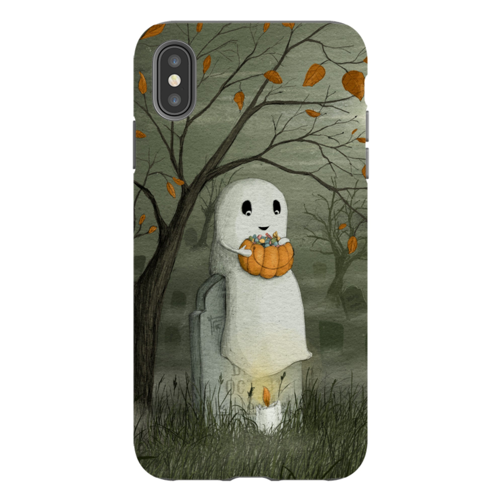 iPhone Tough Case - Halloween Ghost By Maja Lindberg