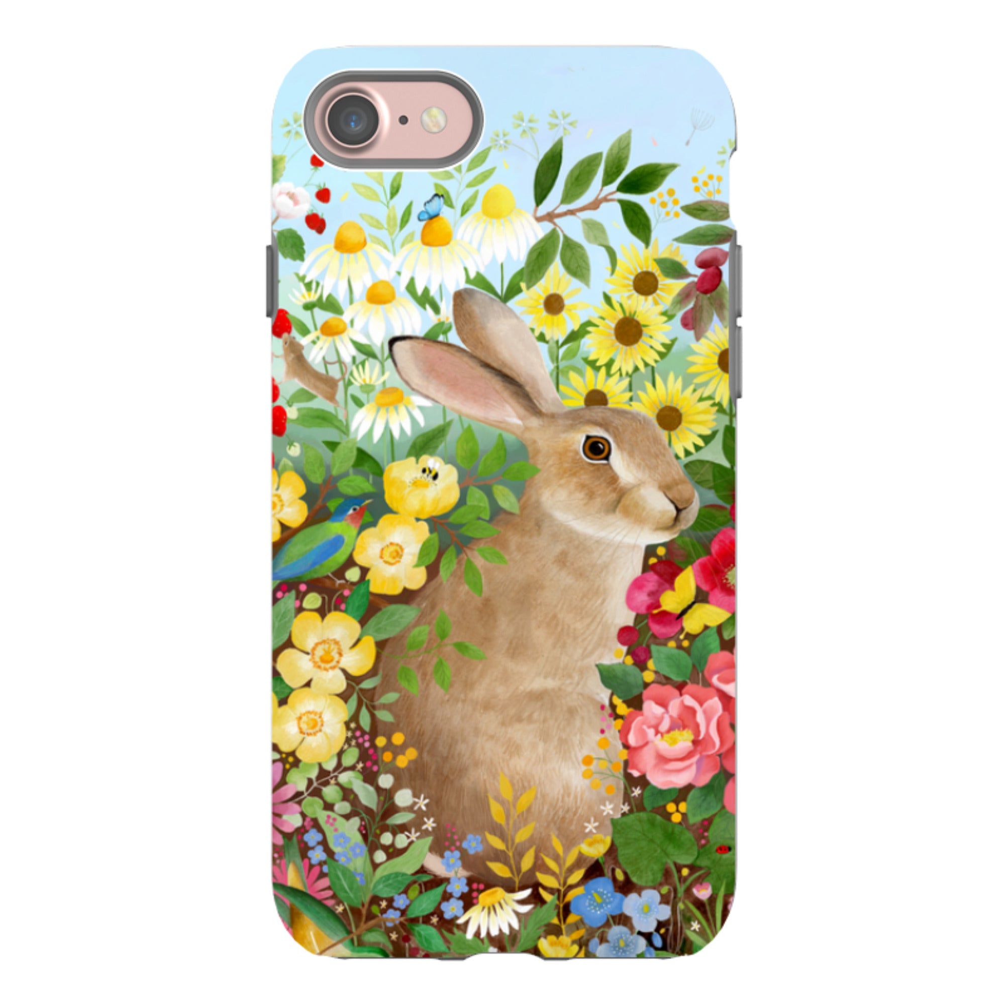iPhone Tough Case - Rabbit Garden By Bex Parkin
