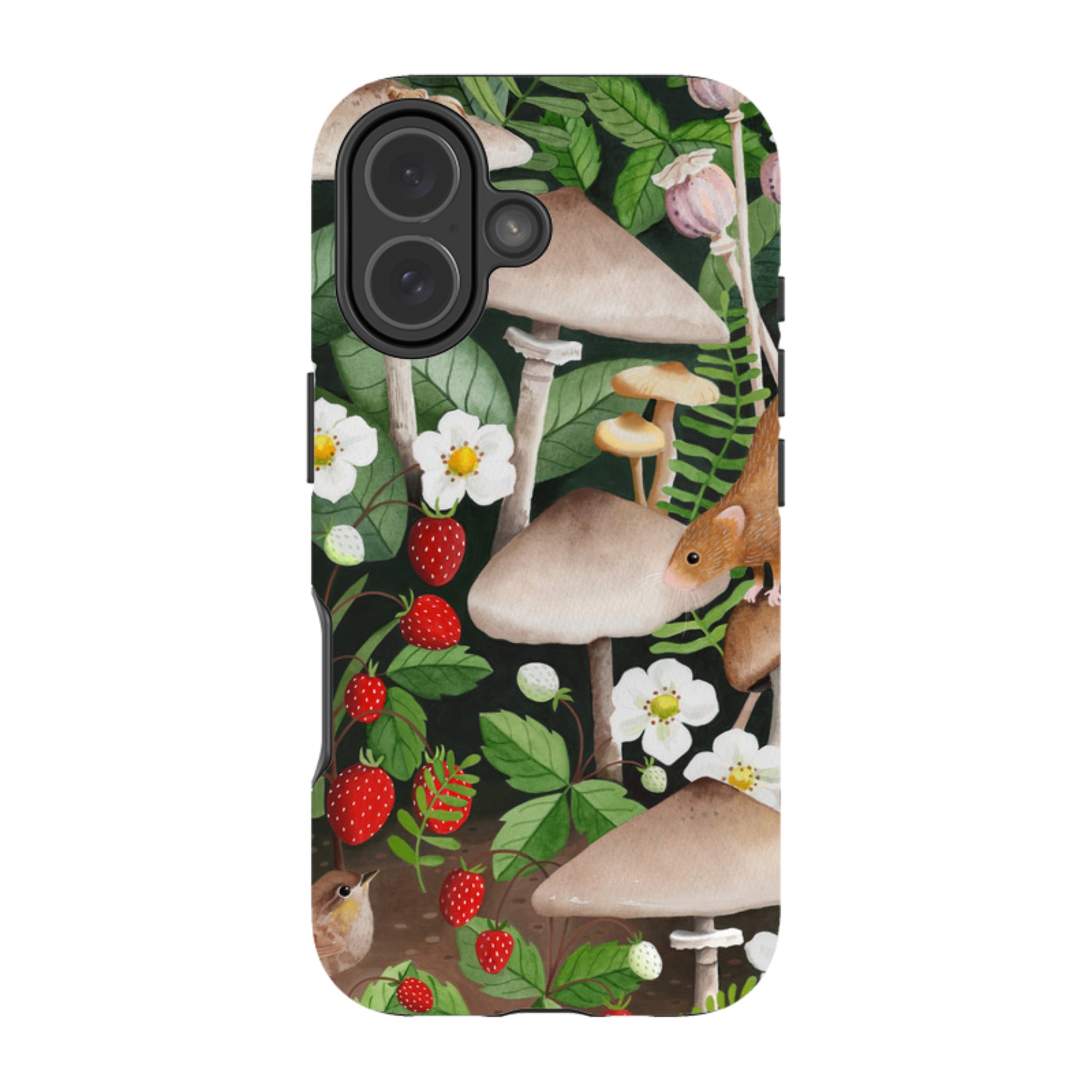 iPhone Tough Case - Strawberry Patch By Bex Parkin