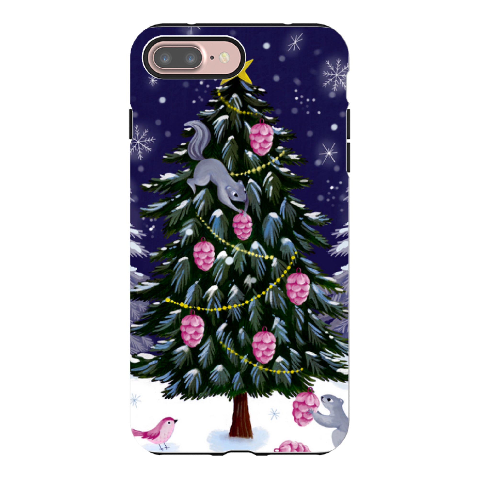 iPhone Tough Case - Squirrel Tree By Bex Parkin