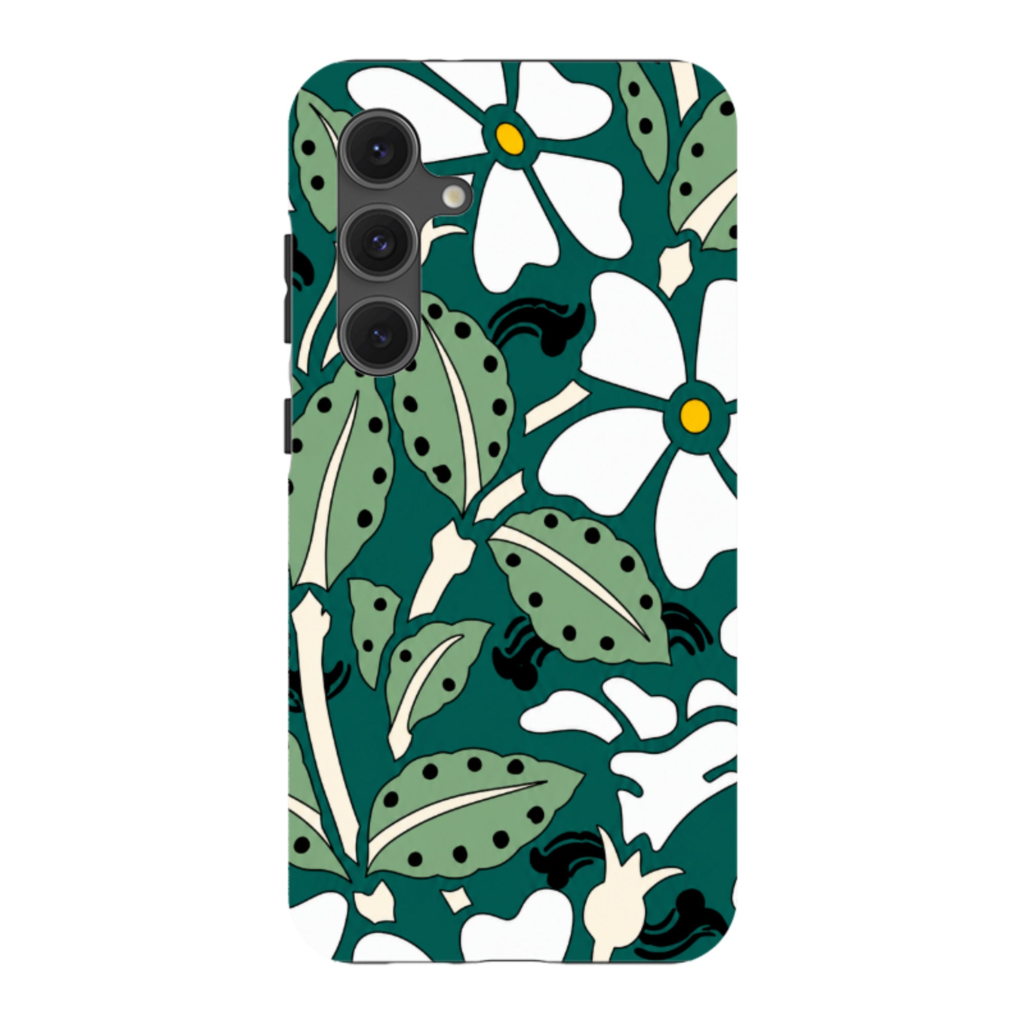 Samsung Tough Case - Vintage Woodblock Print