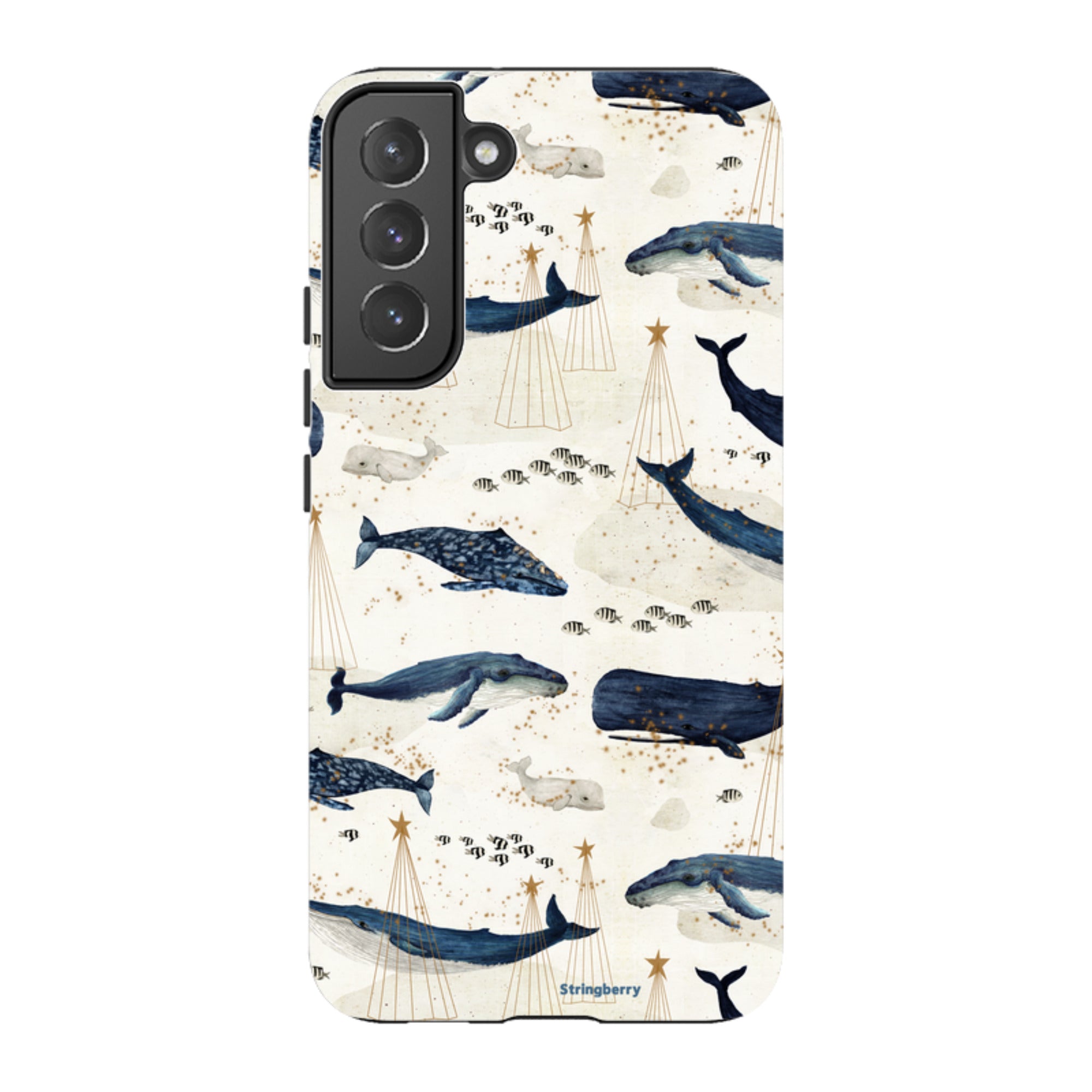 Samsung Tough Case - Christmas Whale III By Katherine Quinn