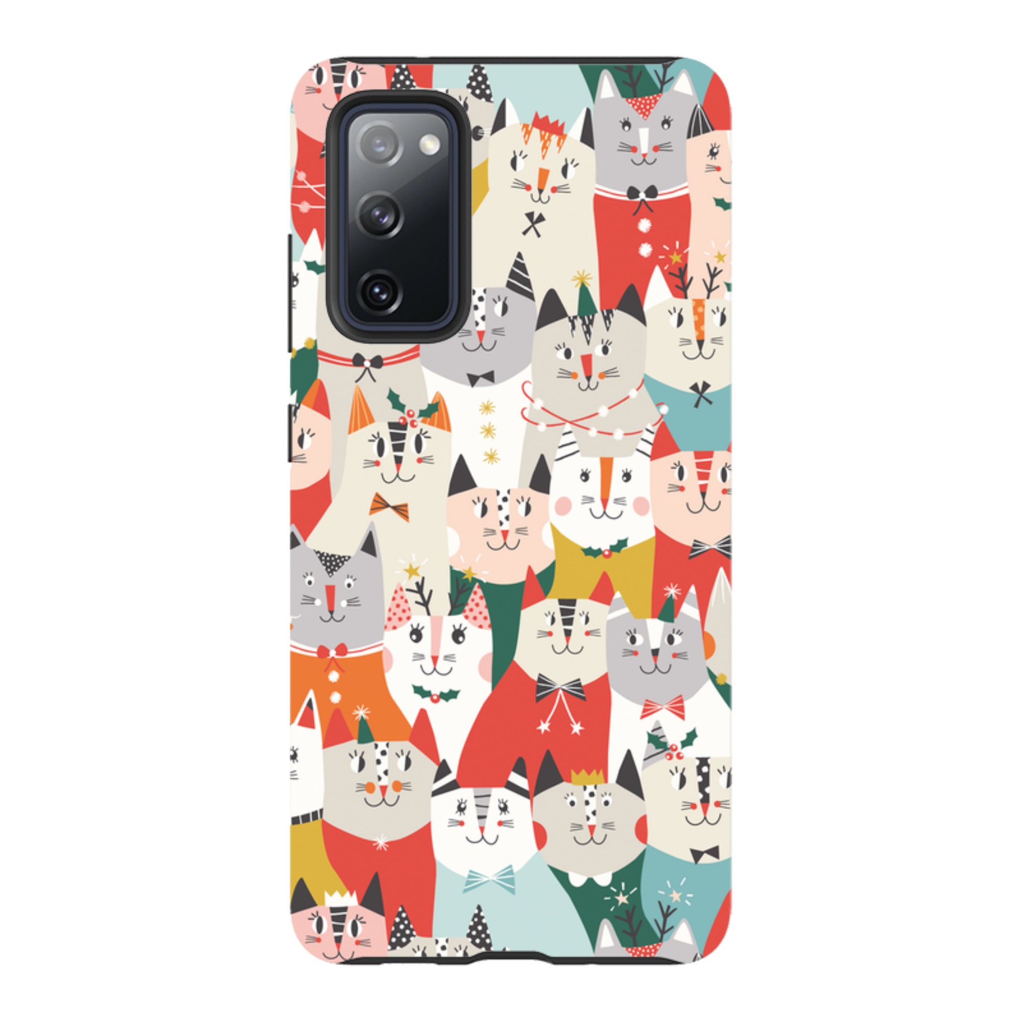 Samsung Tough Case - Christmas cats By Ali Brookes