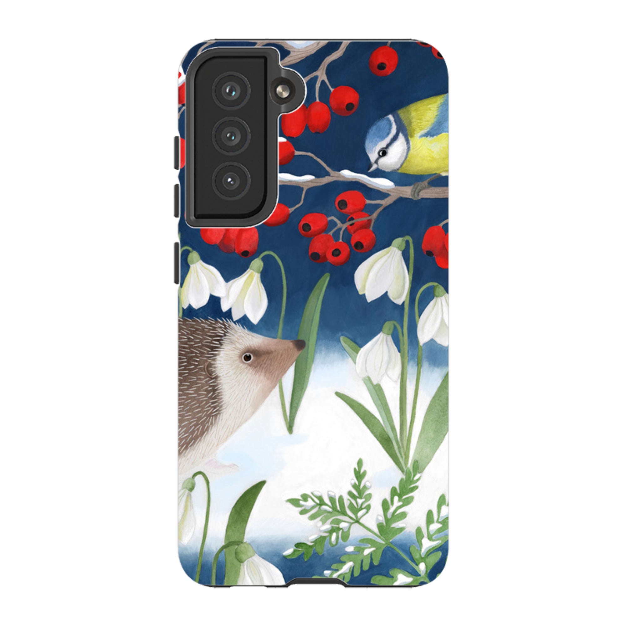 Samsung Tough Case - Blue Tit And Hedgehog By Bex Parkin