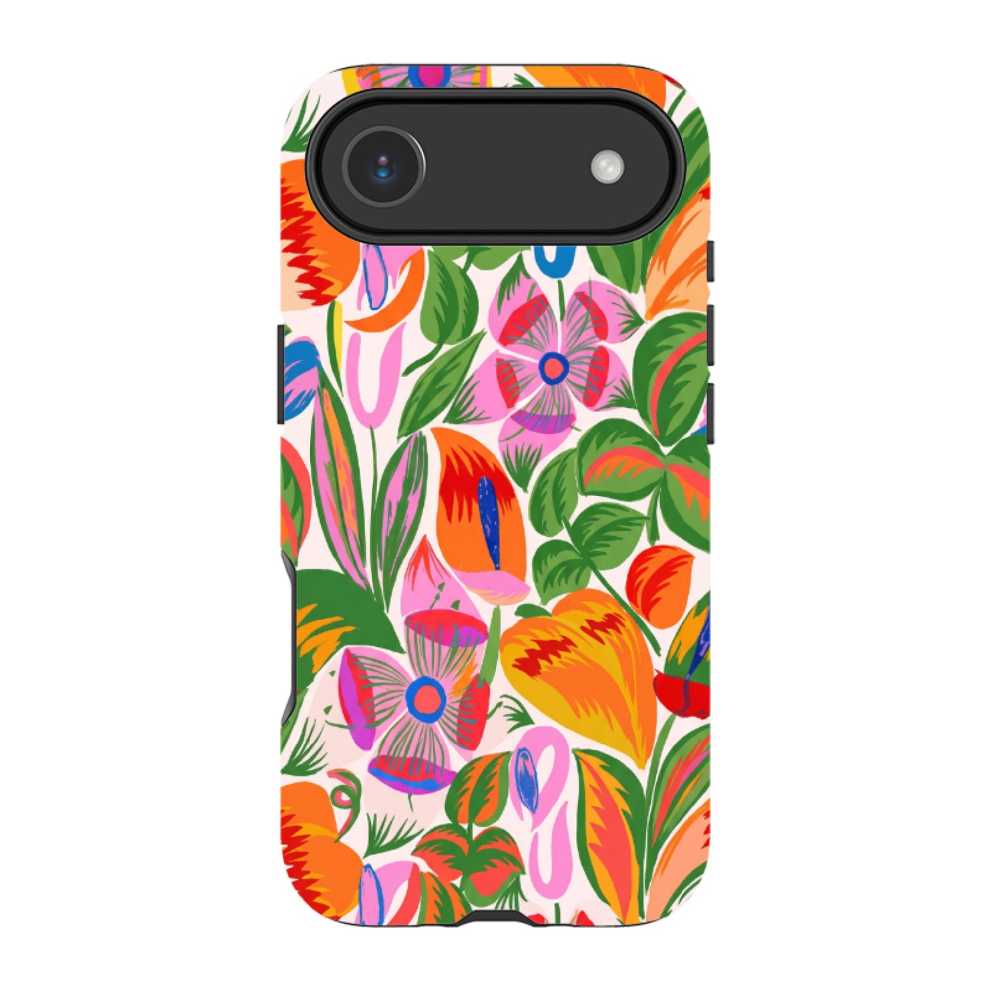 iPhone MagSafe Tough Case - Vintage Tropical Floral