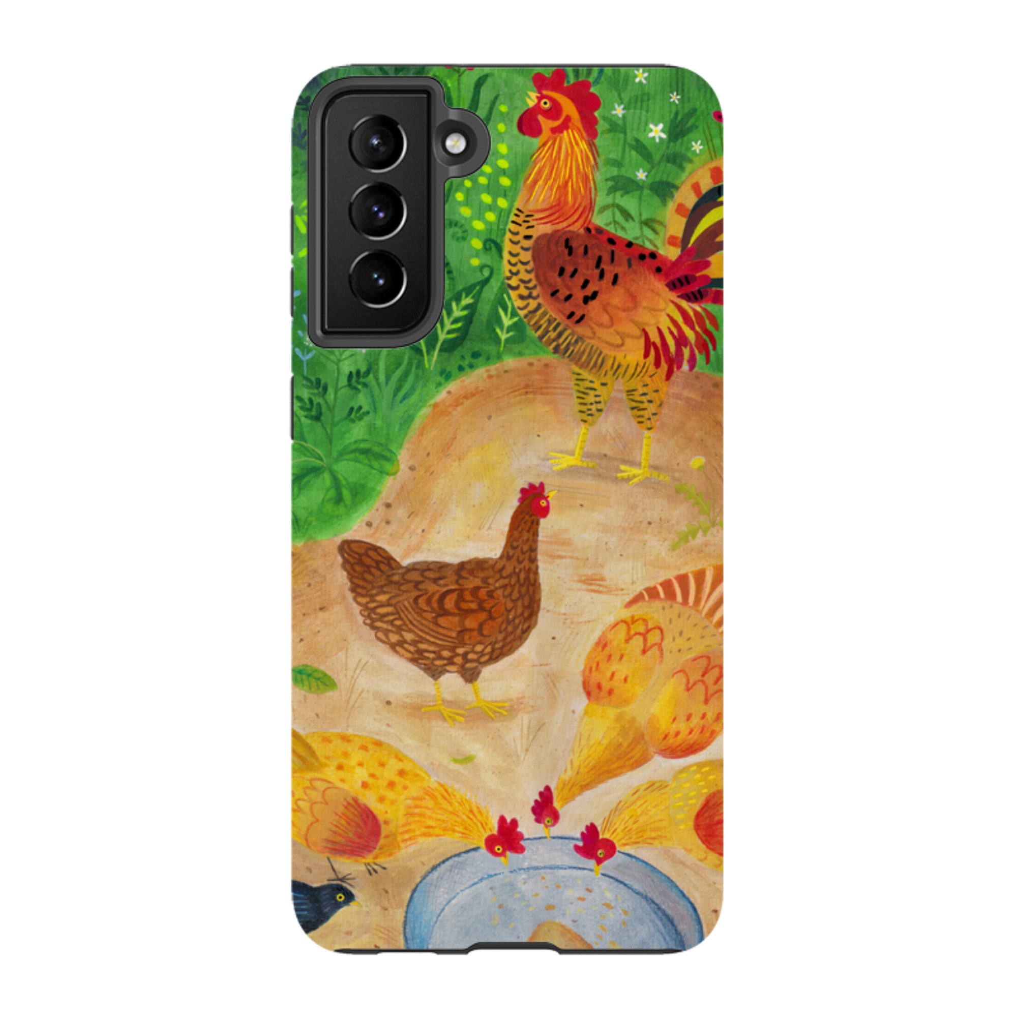 Samsung Tough Case - Chickens By Bex Parkin