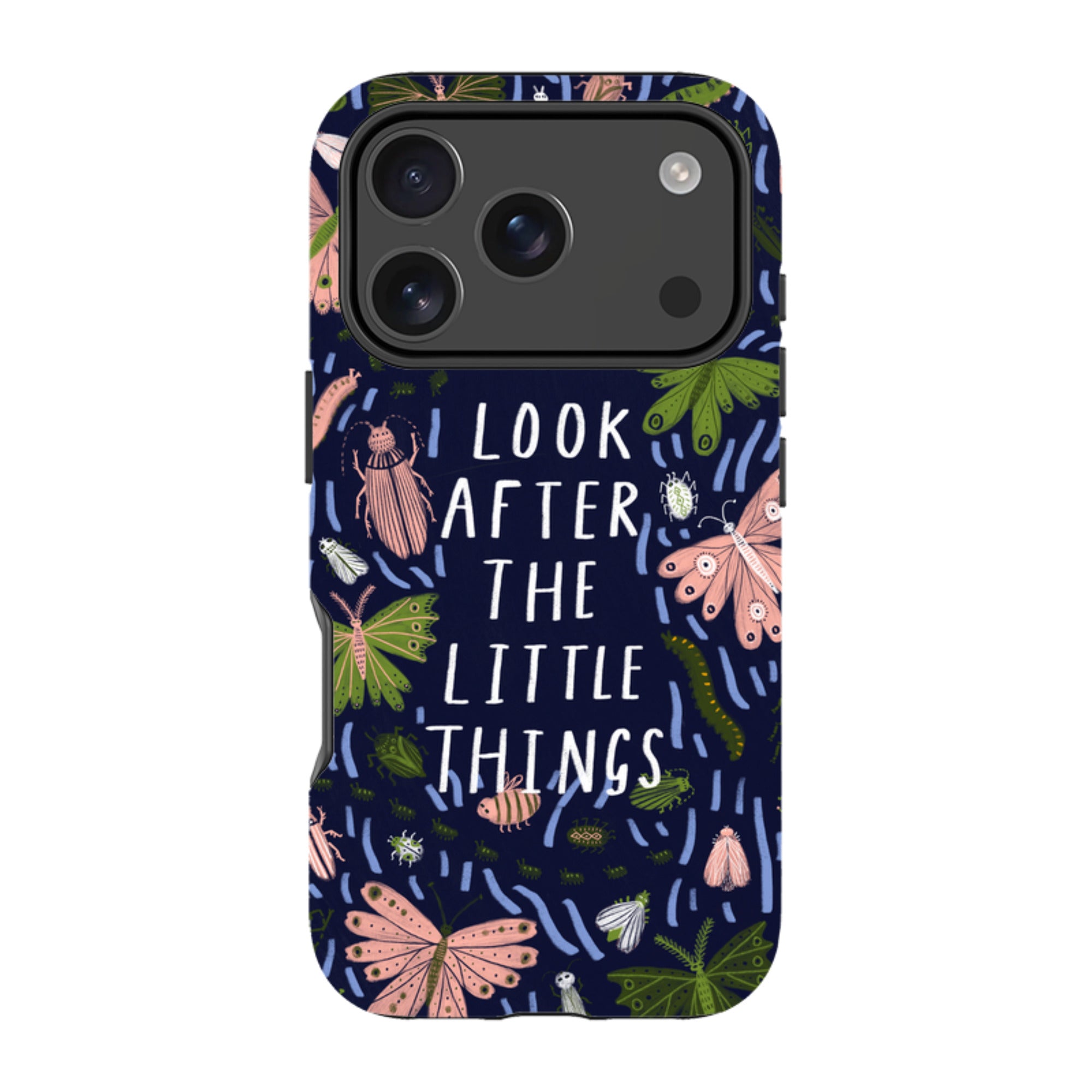 iPhone Tough Case - Little Things Blue By Lee Foster Wilson