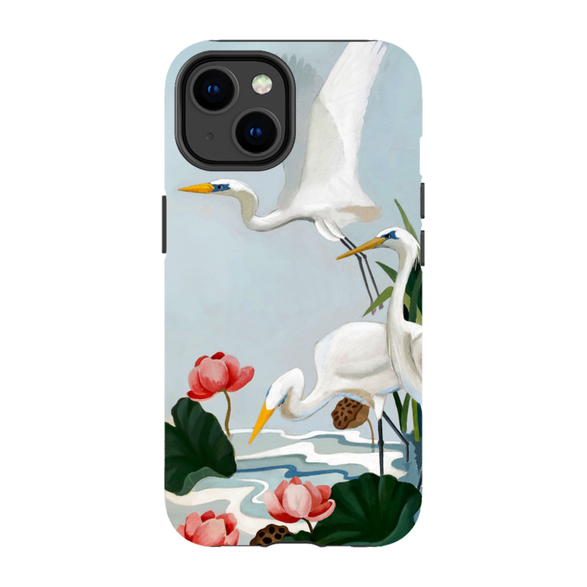 iPhone Tough Case - Egrets And Lillie's By Bex Parkin