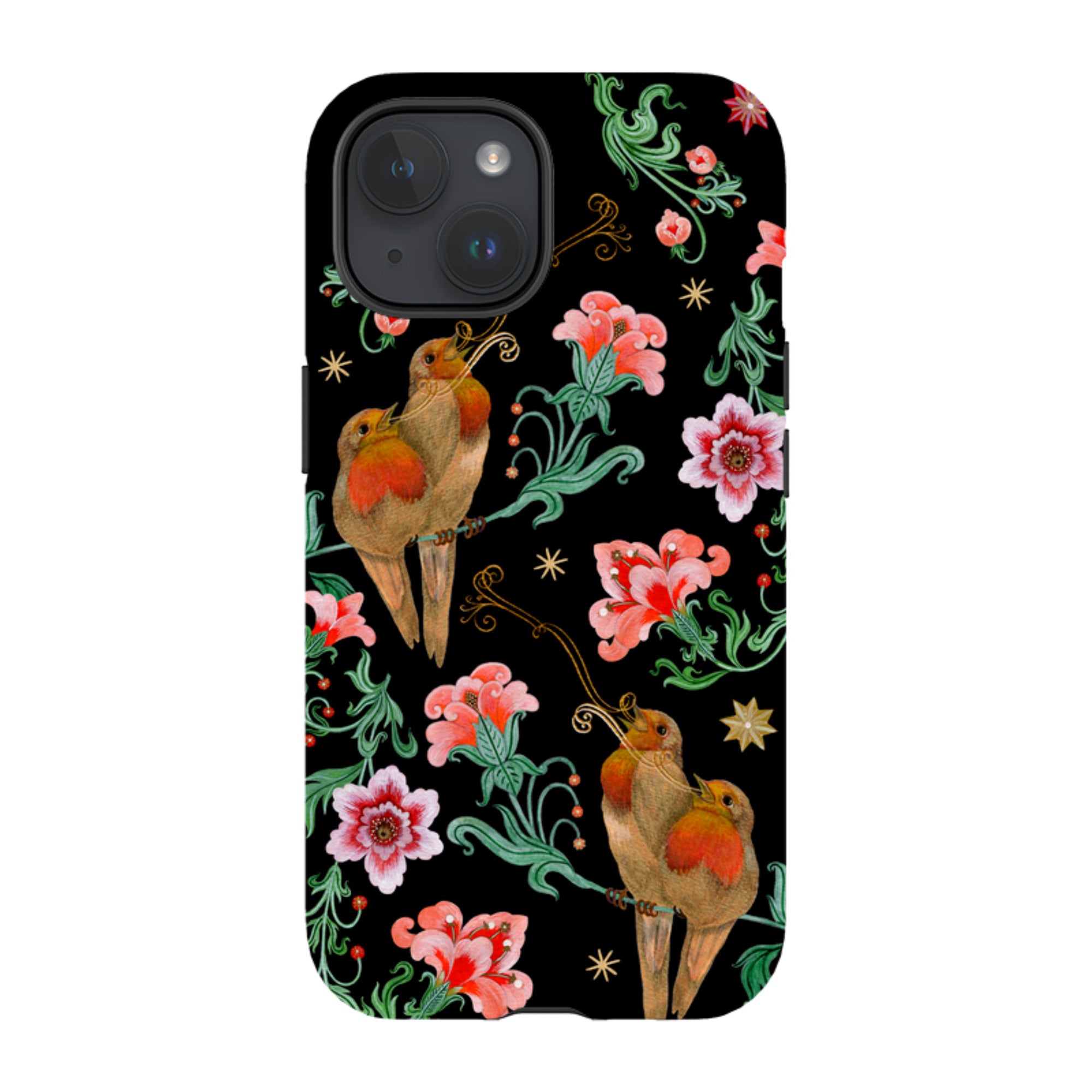 iPhone MagSafe Tough Case - Four Calling Birds By Maria Matos