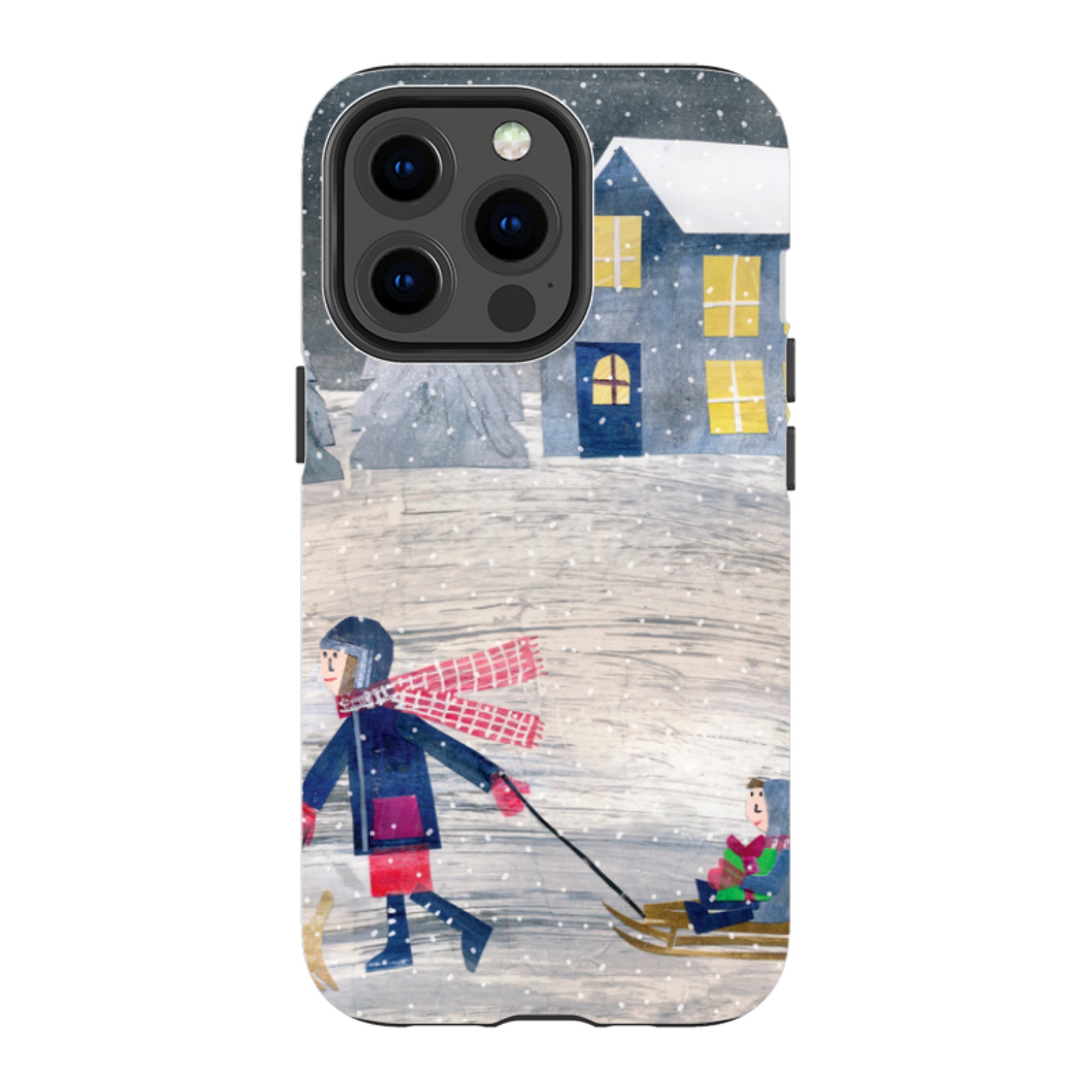 iPhone Tough Case - Sledging By Tracey English