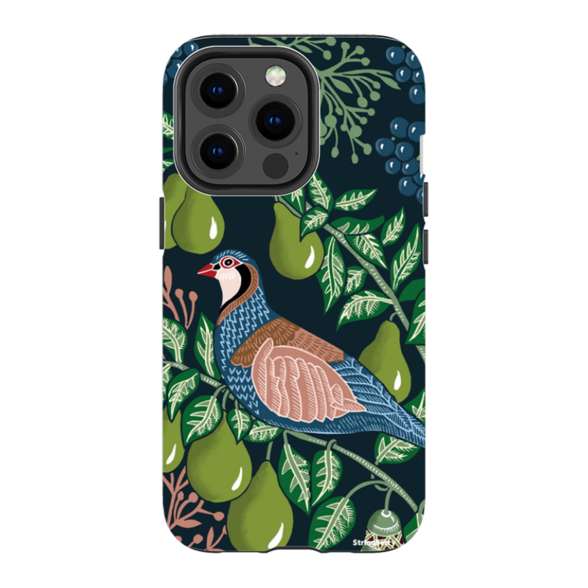 iPhone Tough Case - Partridge In Pear Tree By Kate Heiss