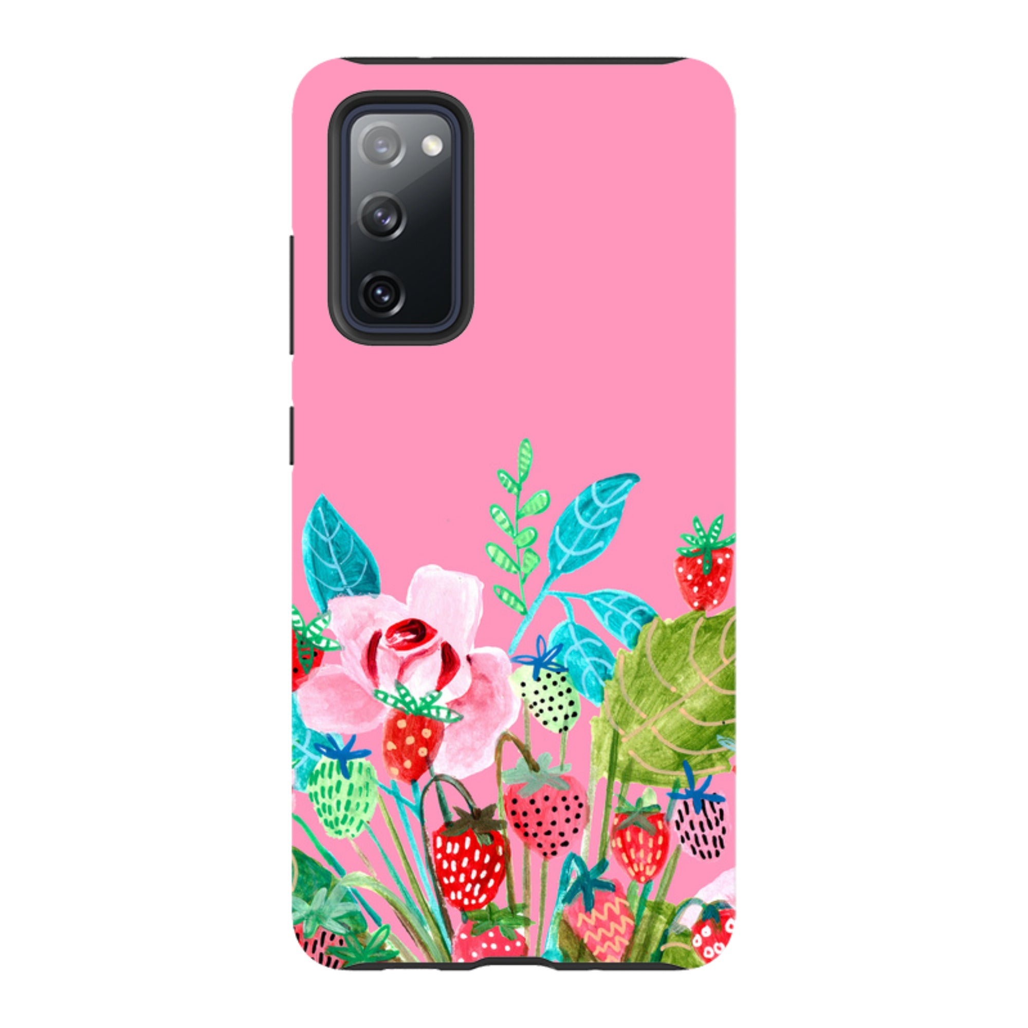 Samsung Tough Case - Pink Colour Floral By Caroline Bonne Muller