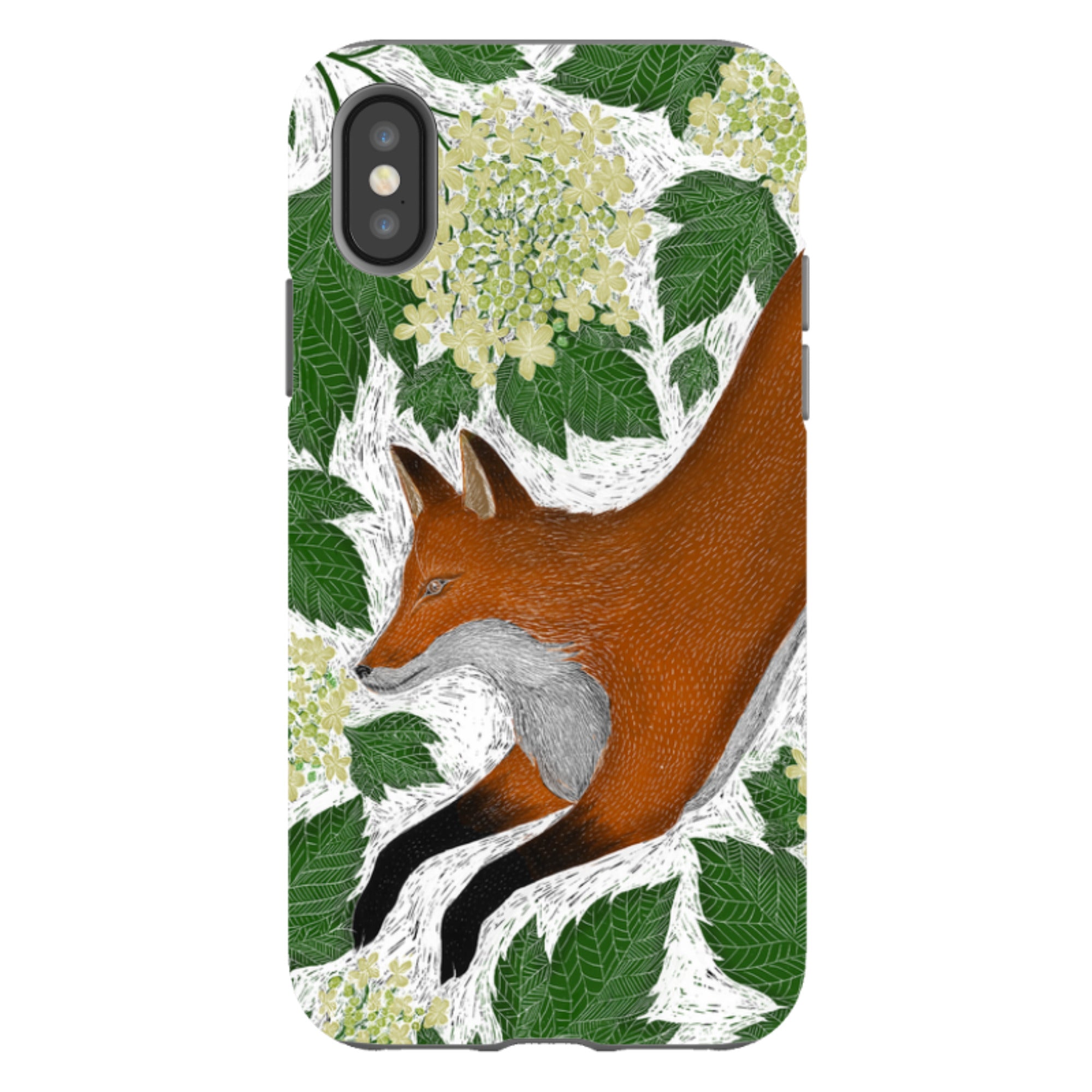 iPhone Tough Case - Fox By Catherine Rowe