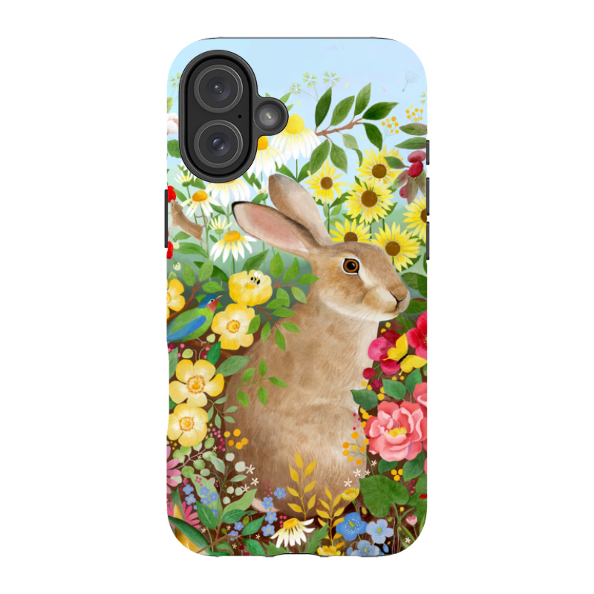 iPhone Tough Case - Rabbit Garden By Bex Parkin