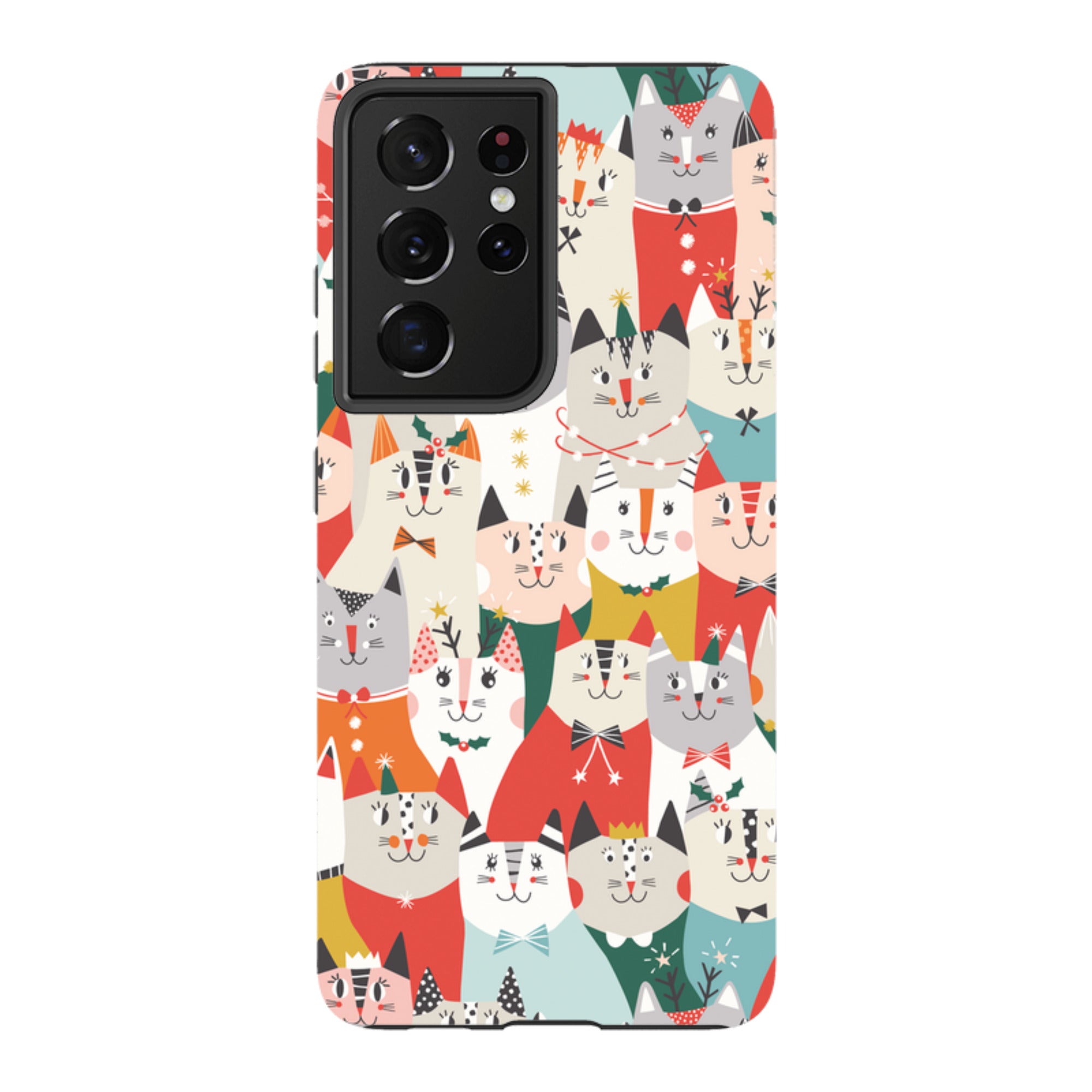 Samsung Tough Case - Christmas cats By Ali Brookes