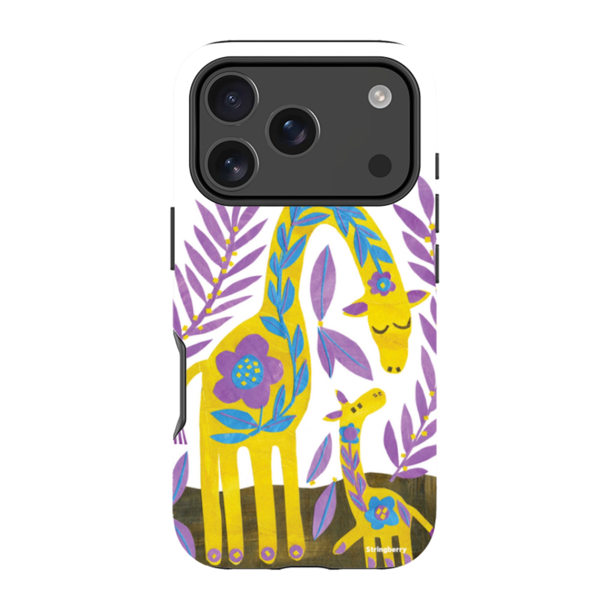 iPhone Tough Case - Folk Giraffes By Tracey English