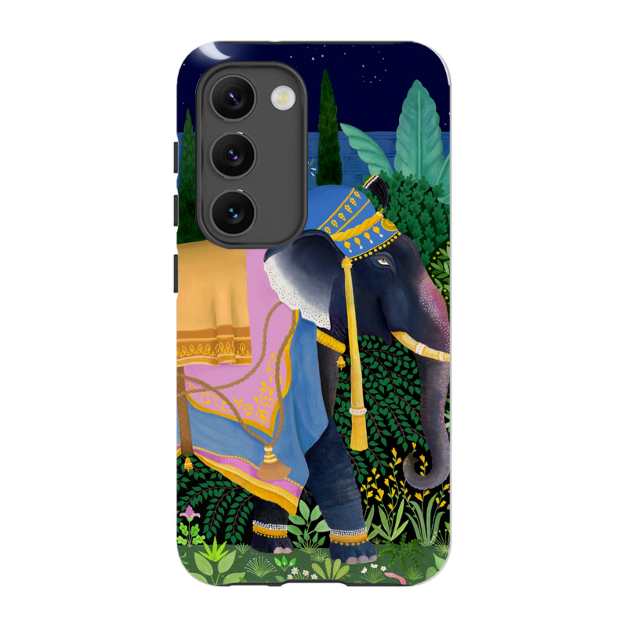 Samsung Tough Case - Indian Elephant By Bex Parkin