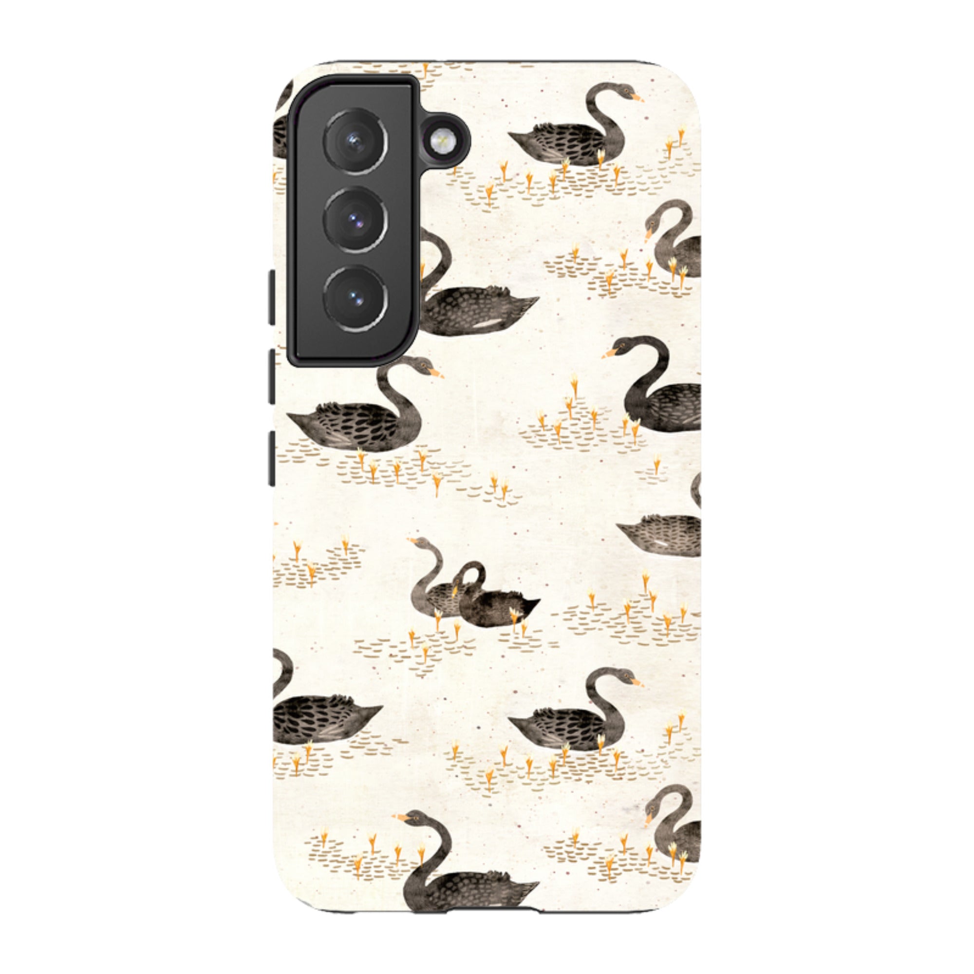 Samsung Tough Case - Swans Cream By Katherine Quinn
