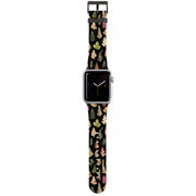 Dark Floral II Apple Watch Strap By Helen Ahpornsiri