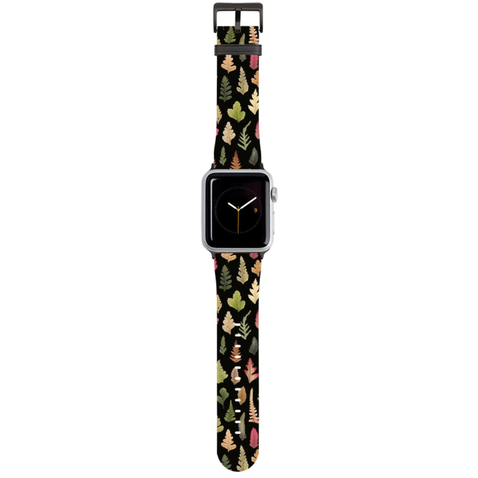 Dark Floral II Apple Watch Strap By Helen Ahpornsiri