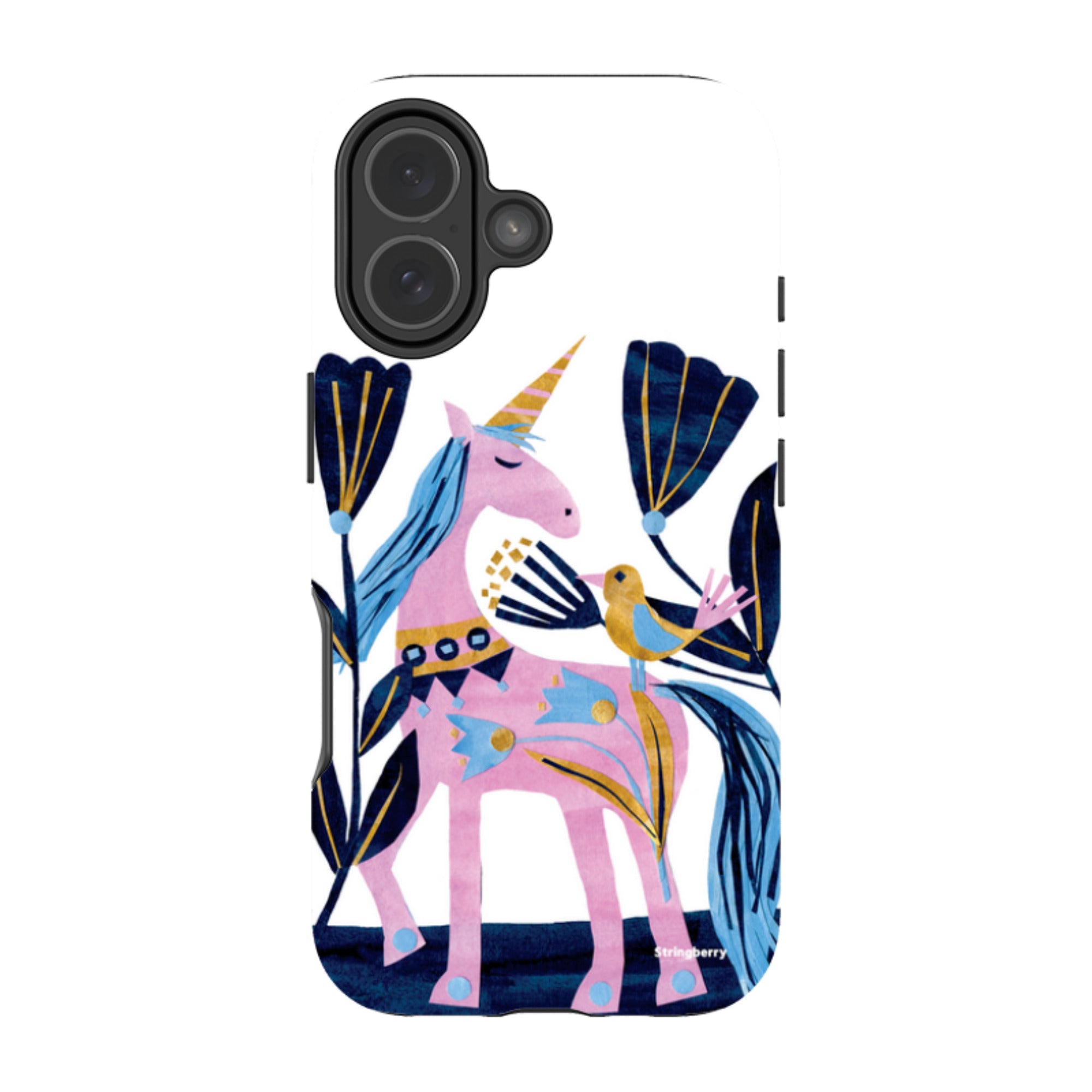 iPhone MagSafe Tough Case - Lilac Unicorn By Tracey English