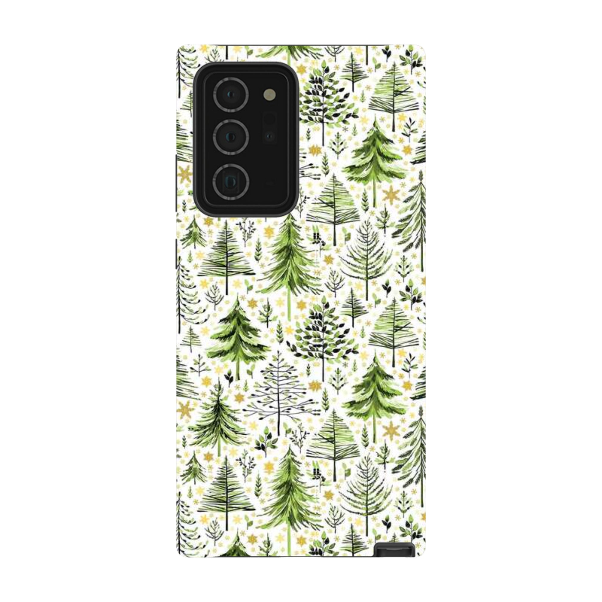Samsung Tough Case - Green Xmas Trees By Elisabeth Haager