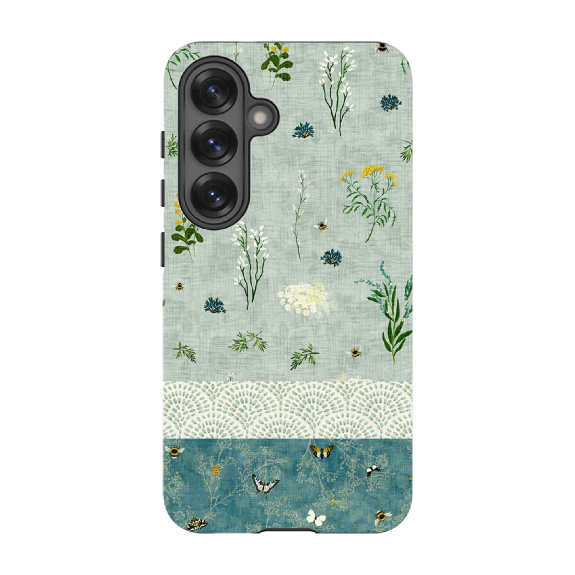 Samsung Tough  Case - Song Bird Florals and Bees 2 By Katherine Quinn