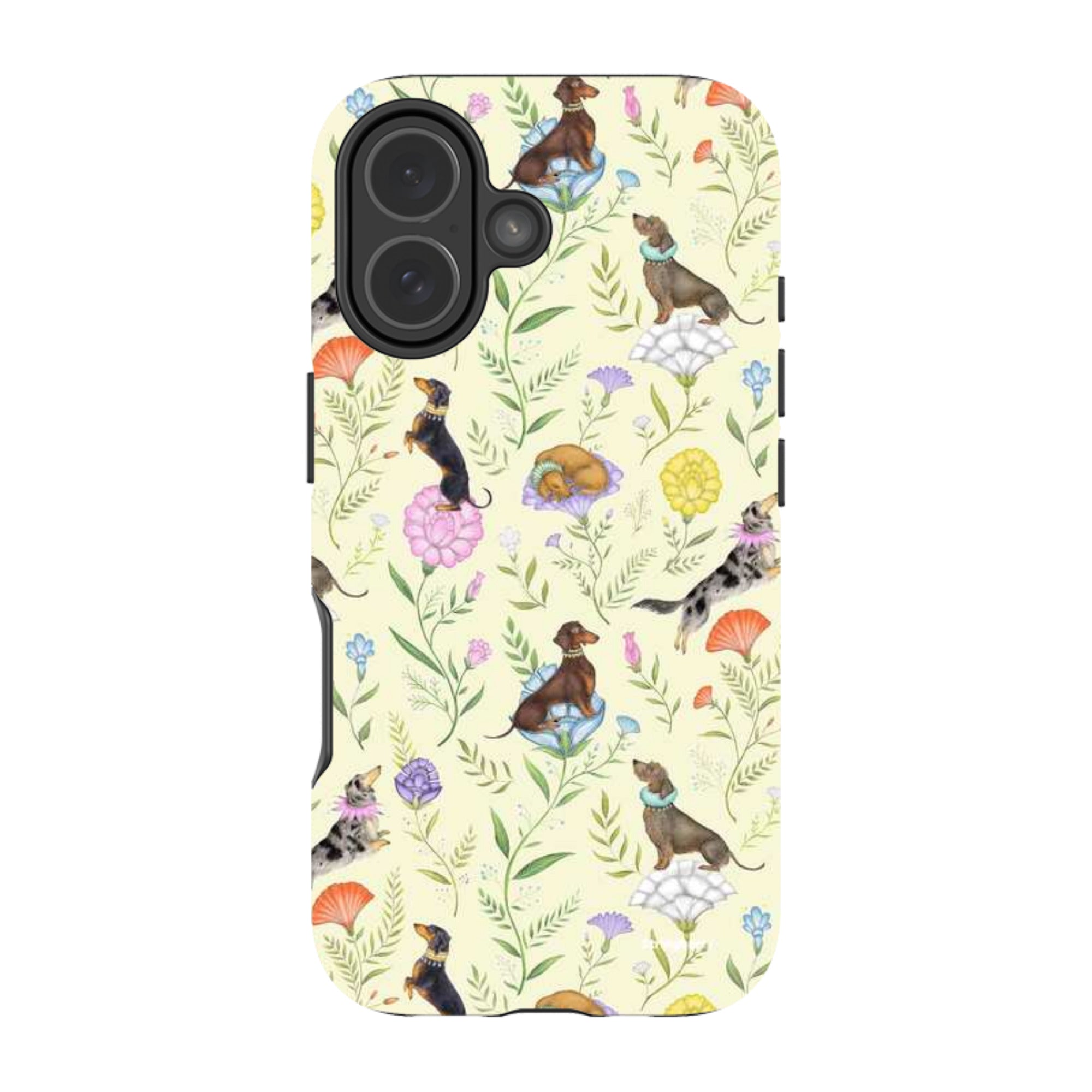 iPhone Tough Case - Doxy Day Afternoon Buttercream By Catherine Rowe