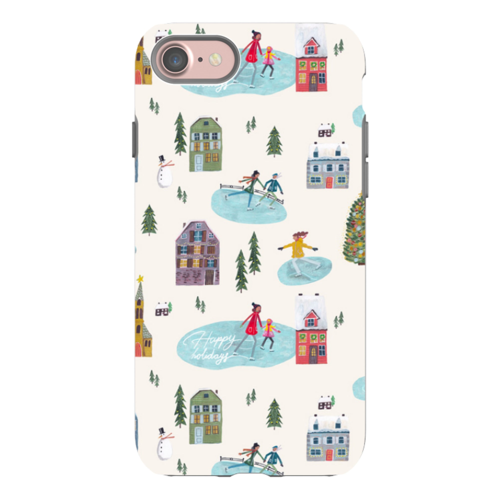 iPhone Tough Case - Happy Holidays By Caroline Bonne Muller