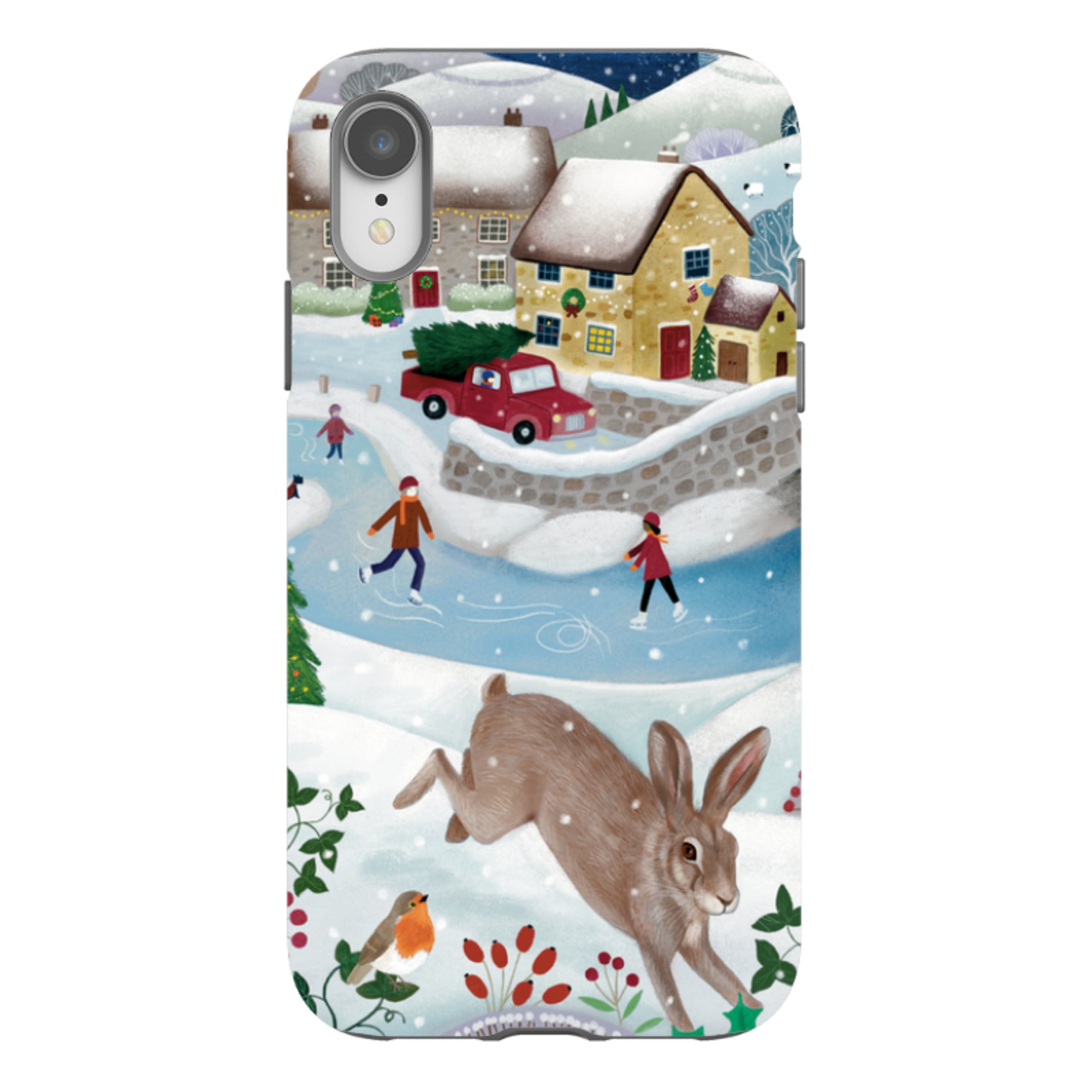 iPhone Tough Case - Advent Rabbit By Bex Parkin