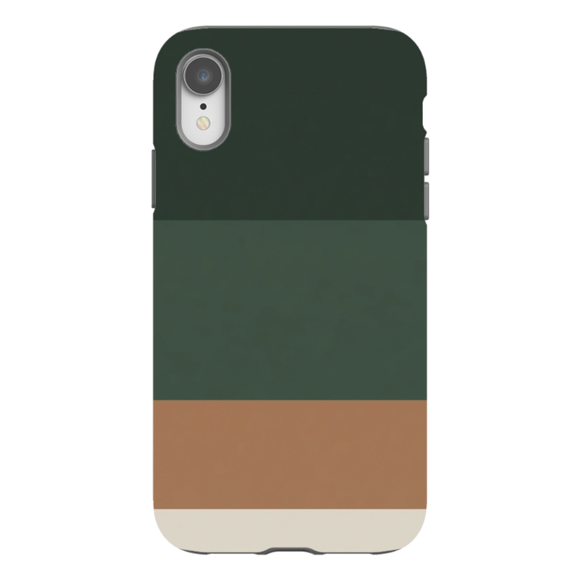 iPhone Tough Case - Terracotta and Green Gradient