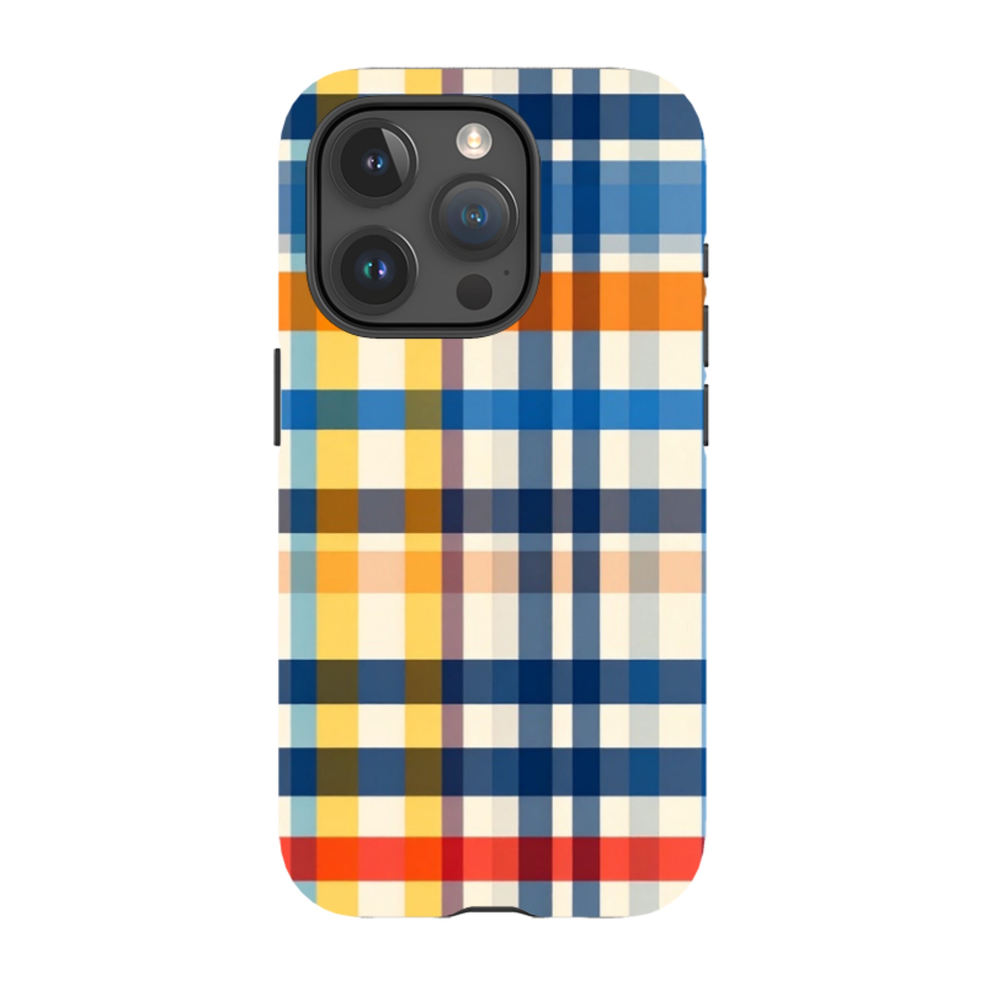 iPhone Tough Case - Barcelona Gingham